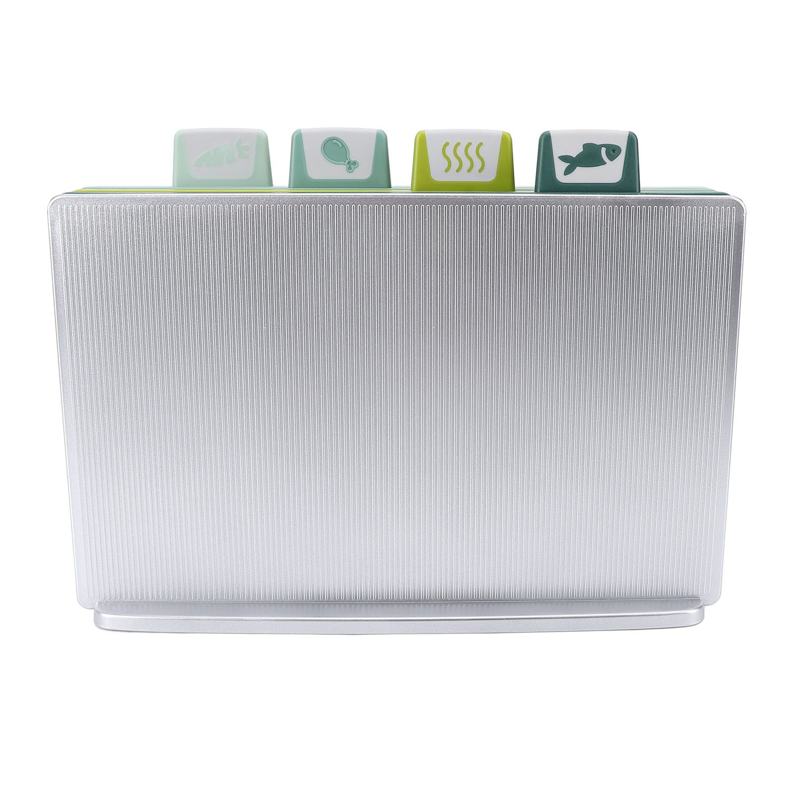 4PCS Cutting Boards with Storage Rack Versatile Classification Kitchen view 7