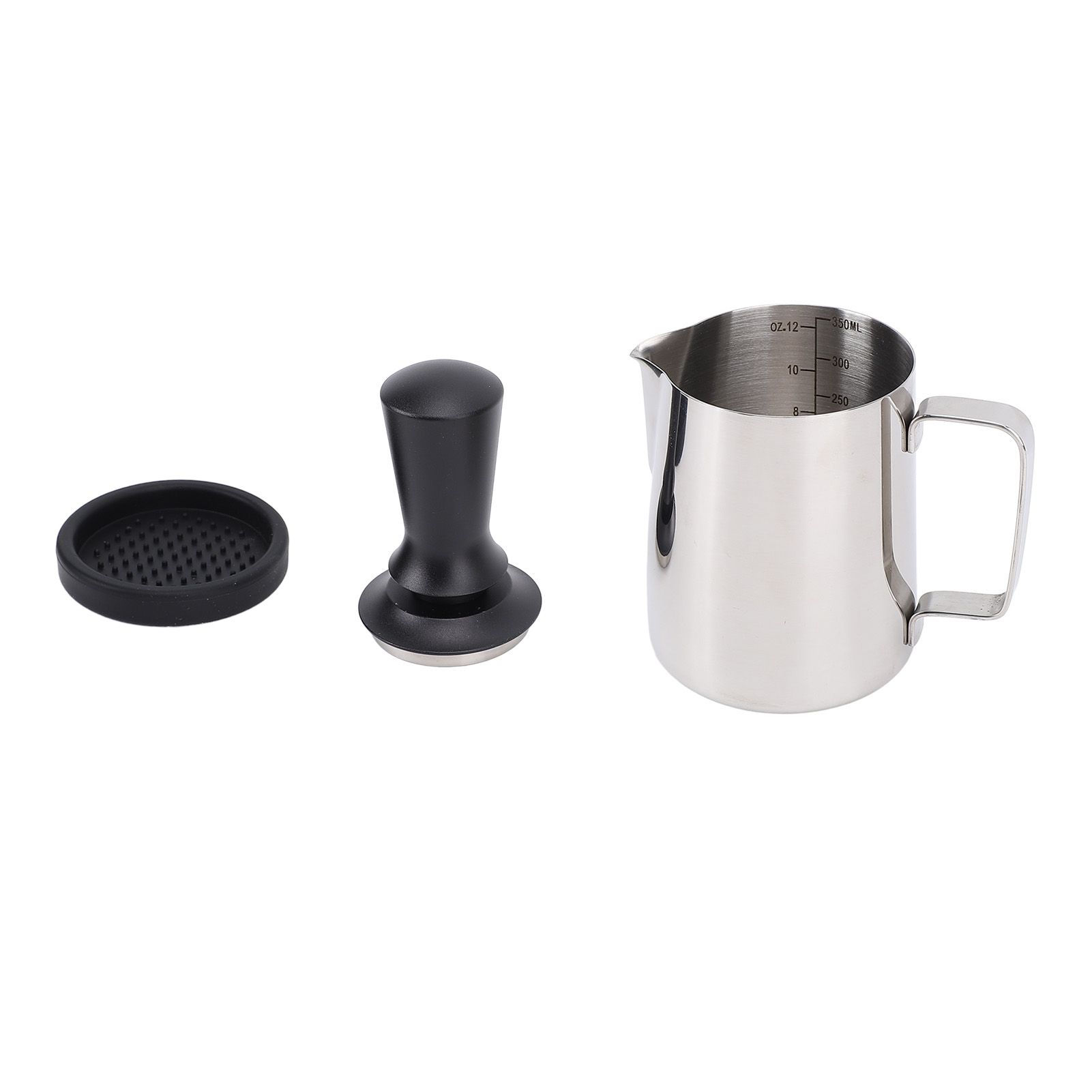 Latte Art Tools Set Milk Frother Cup with Latte Art Pen Coffee Tamper Tamping view 11