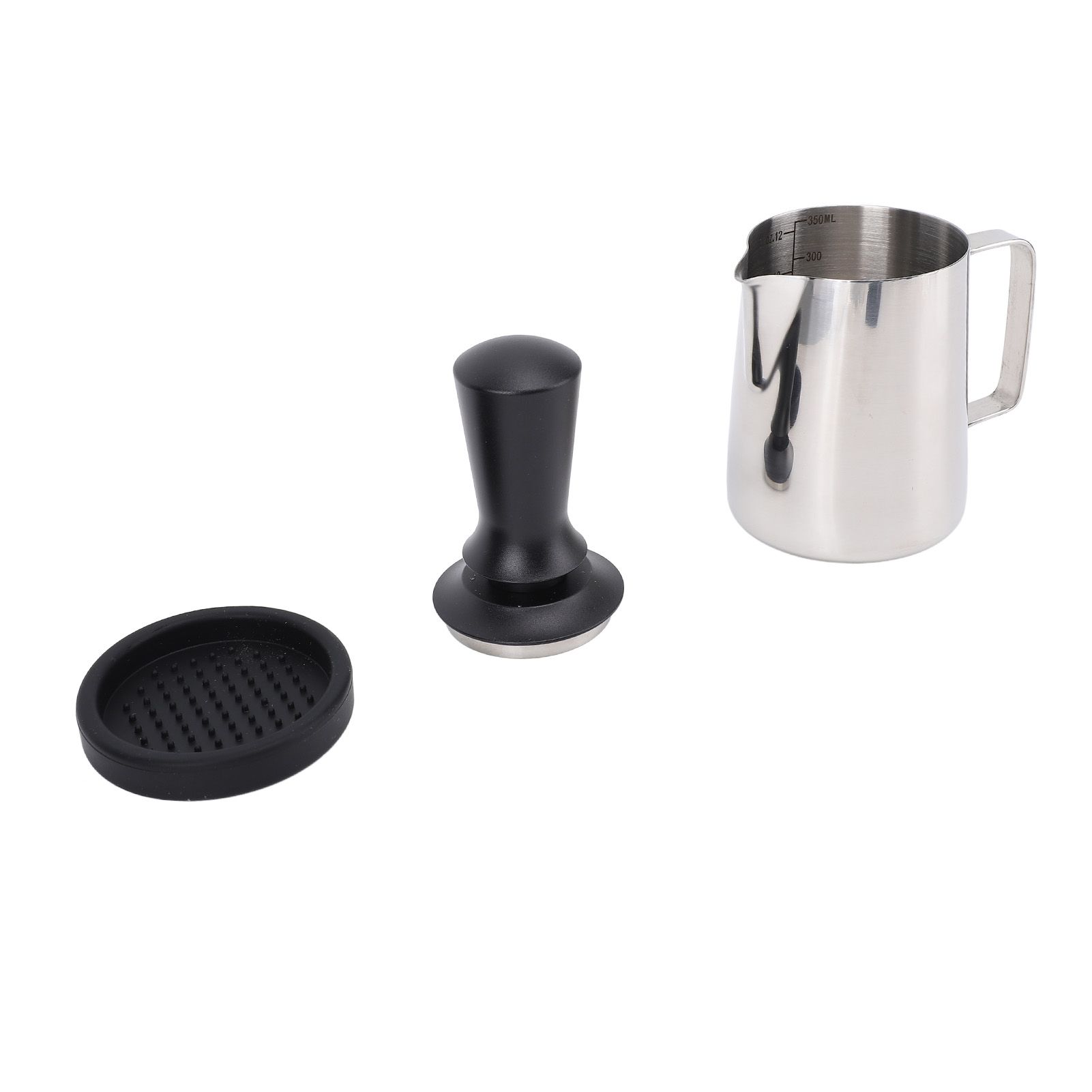 Latte Art Tools Set Milk Frother Cup with Latte Art Pen Coffee Tamper Tamping view 12