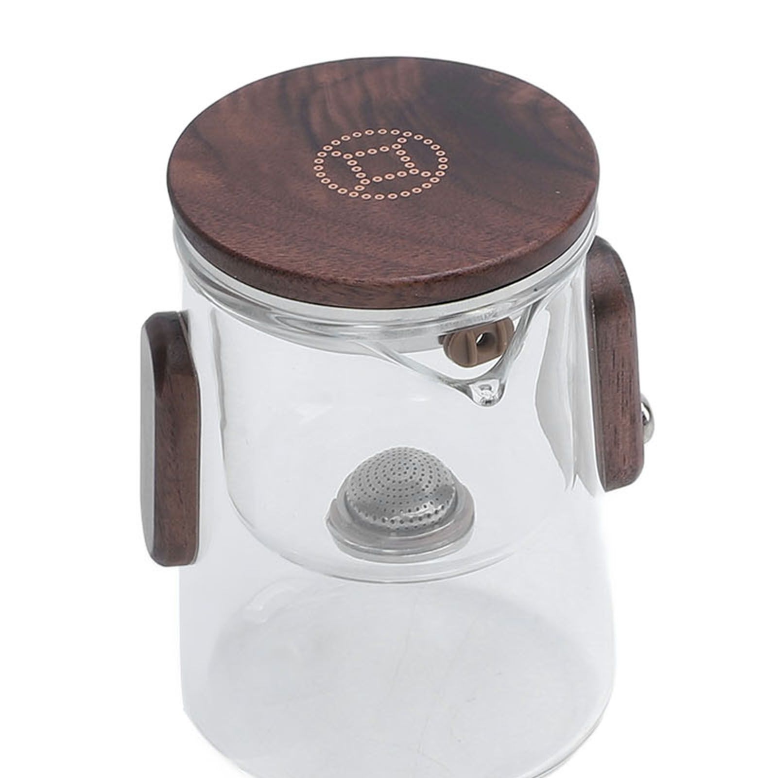 Glass Teapot with Strainer 330ml Magnetic Filtration Pot Water Separation view 5