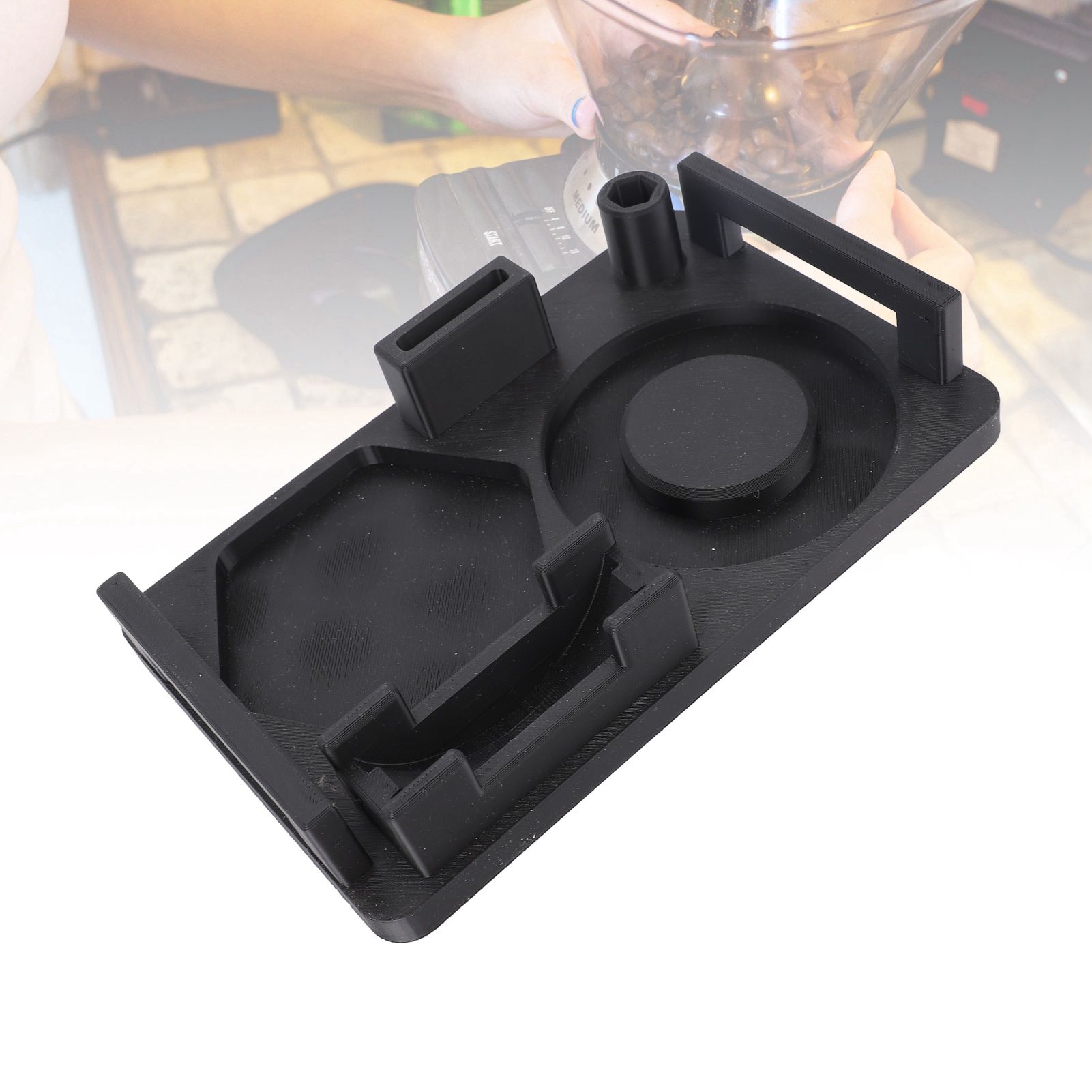 Coffee Utensil Storage Caddy 3D Printing Coffee Maker Utensil Filter Holder view 11