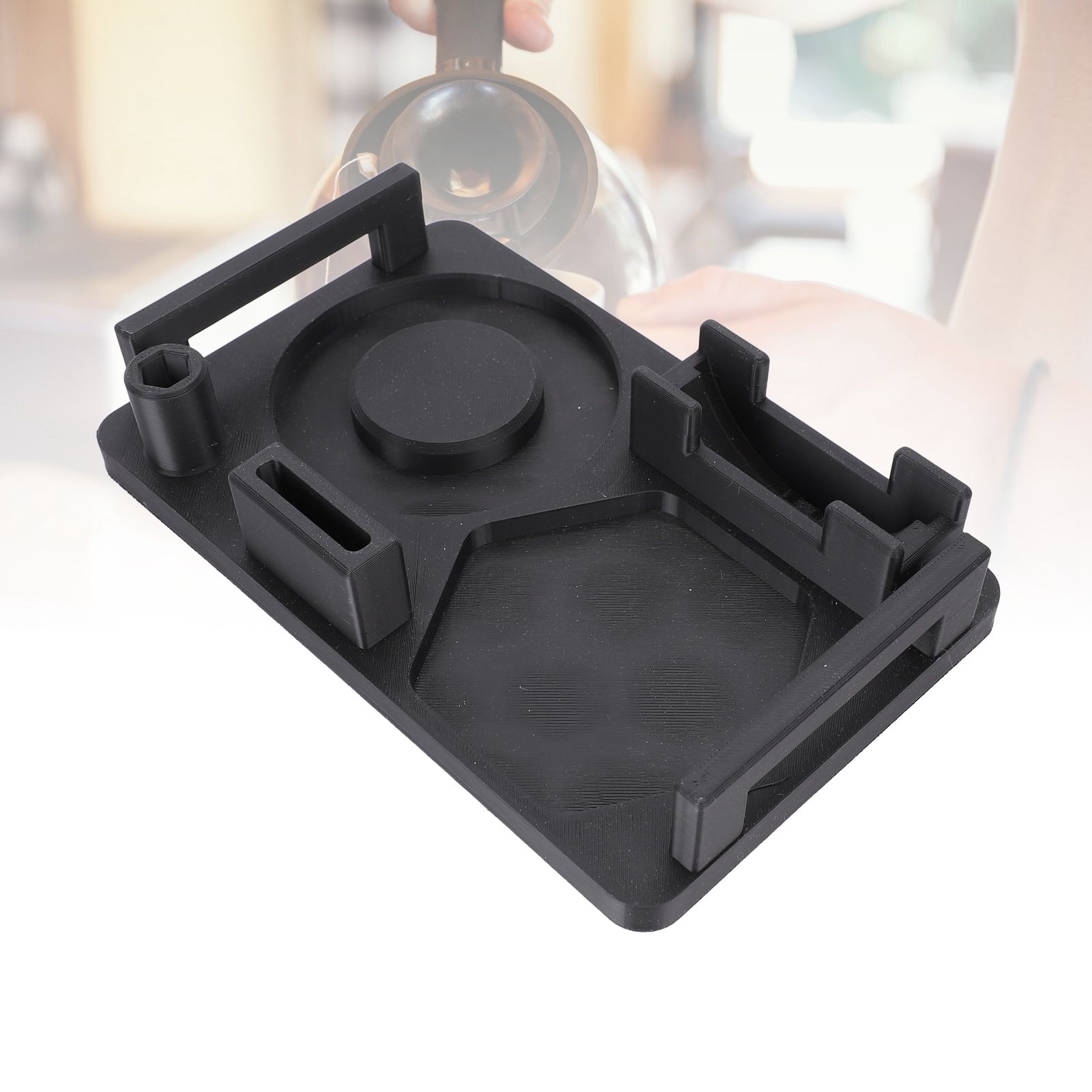 Coffee Utensil Storage Caddy 3D Printing Coffee Maker Utensil Filter Holder view 12