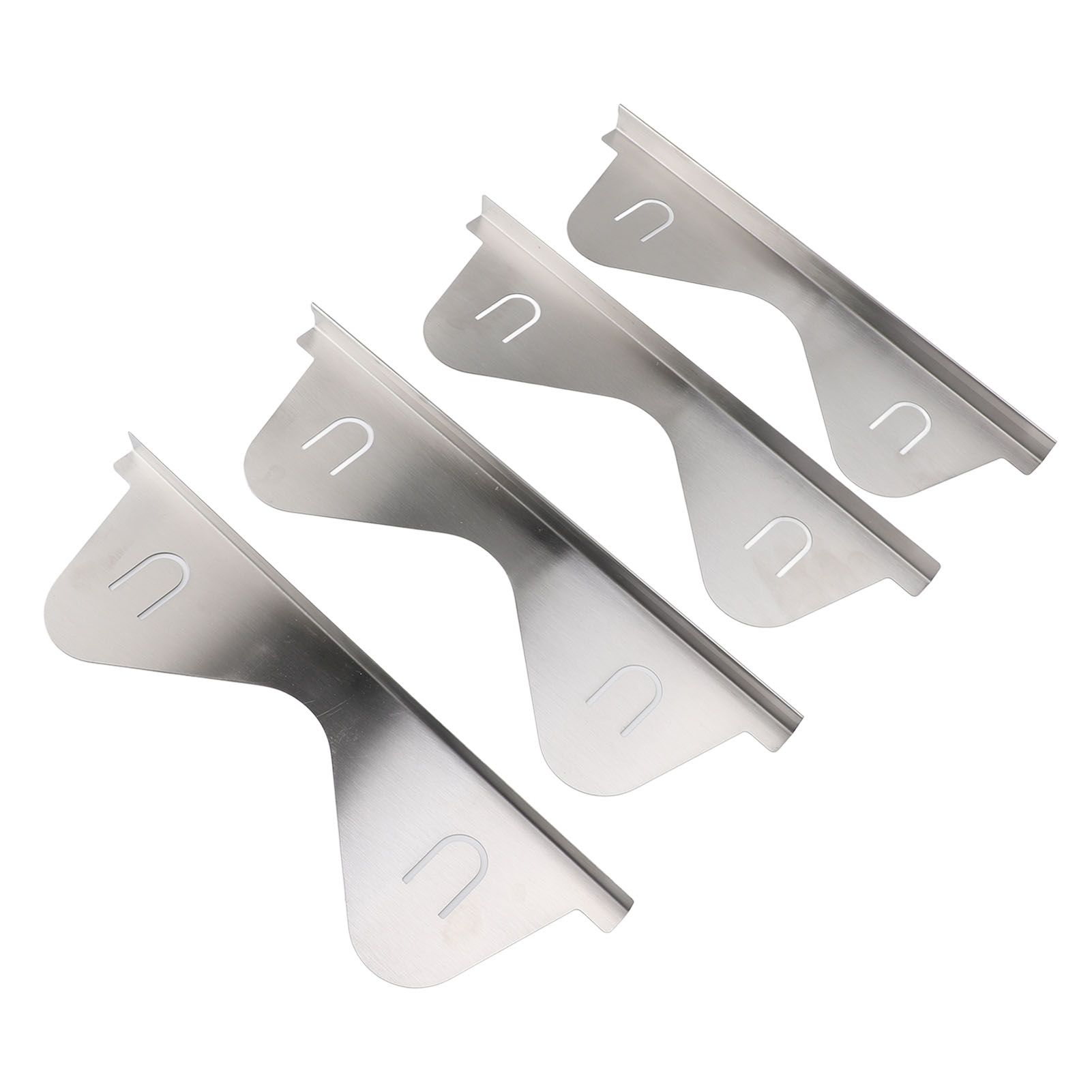 2 Pairs Stove Counter Gap Cover Stainless Steel 13.78 To 27.56in Extendable — image 1