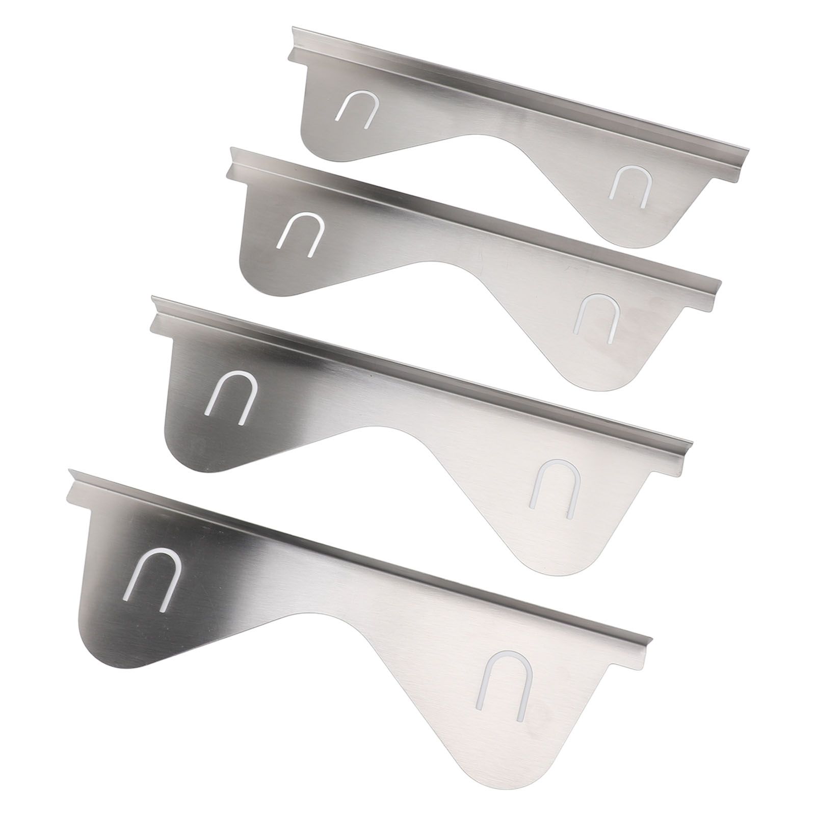 2 Pairs Stove Counter Gap Cover Stainless Steel 13.78 To 27.56in Extendable view 6