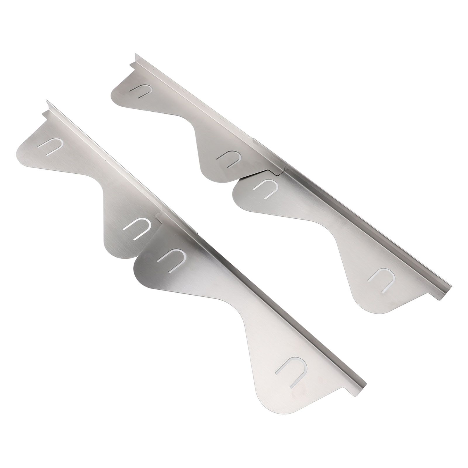 2 Pairs Stove Counter Gap Cover Stainless Steel 13.78 To 27.56in Extendable view 9