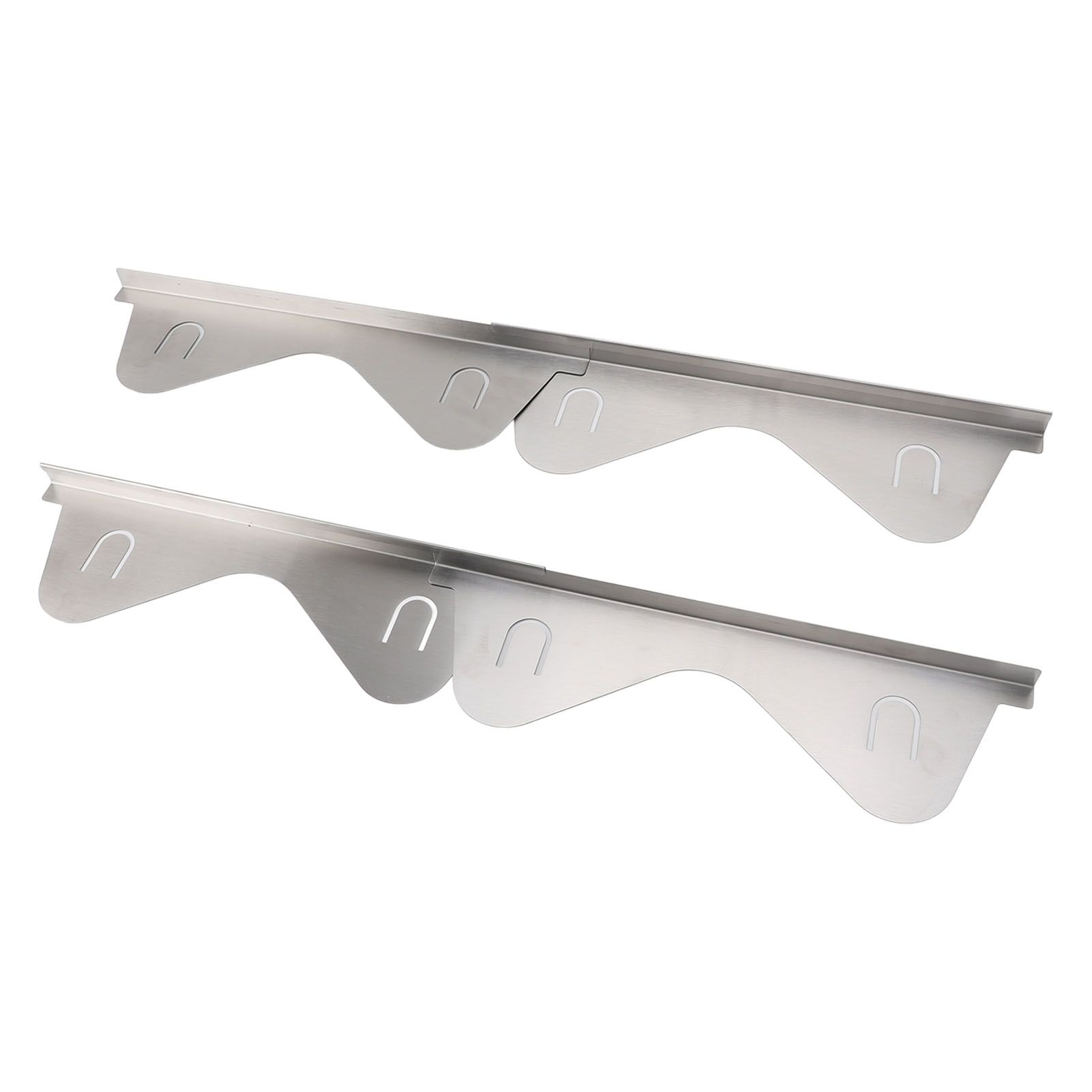 2 Pairs Stove Counter Gap Cover Stainless Steel 13.78 To 27.56in Extendable view 10