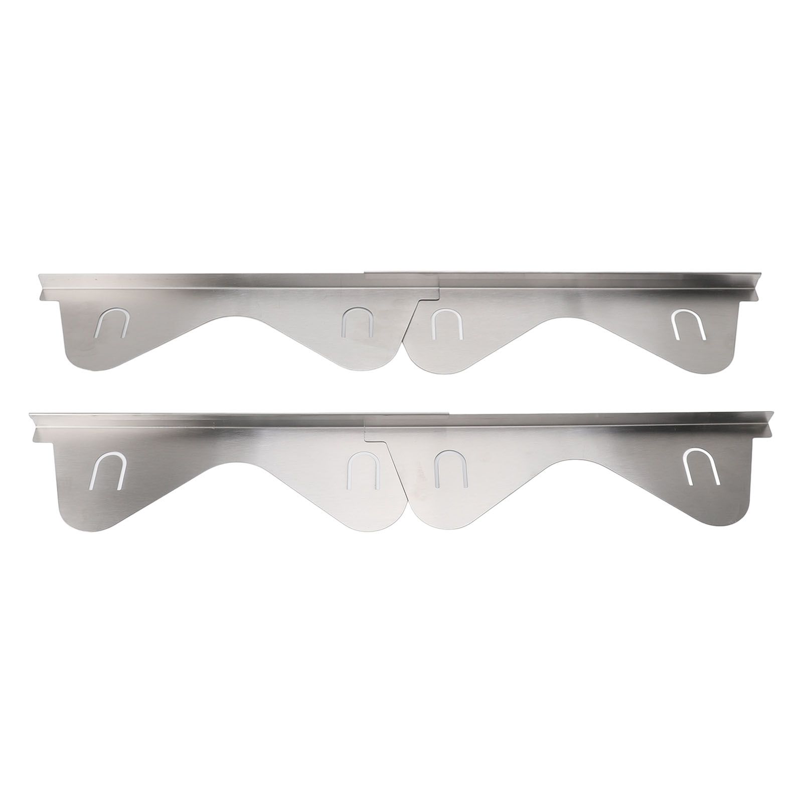 2 Pairs Stove Counter Gap Cover Stainless Steel 13.78 To 27.56in Extendable view 11