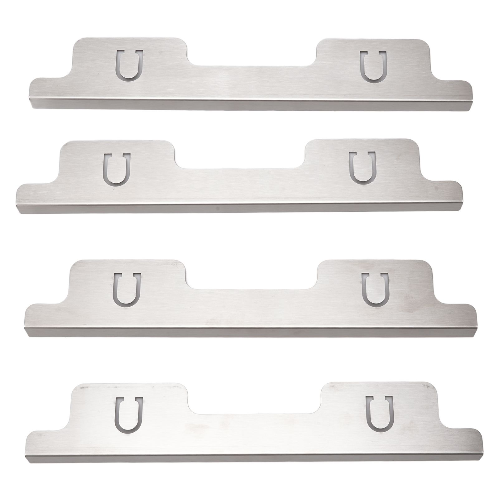 2 Pairs 13.78-27.56in Retractable Stove Gap Covers Stainless Steel Stove Gap view 3