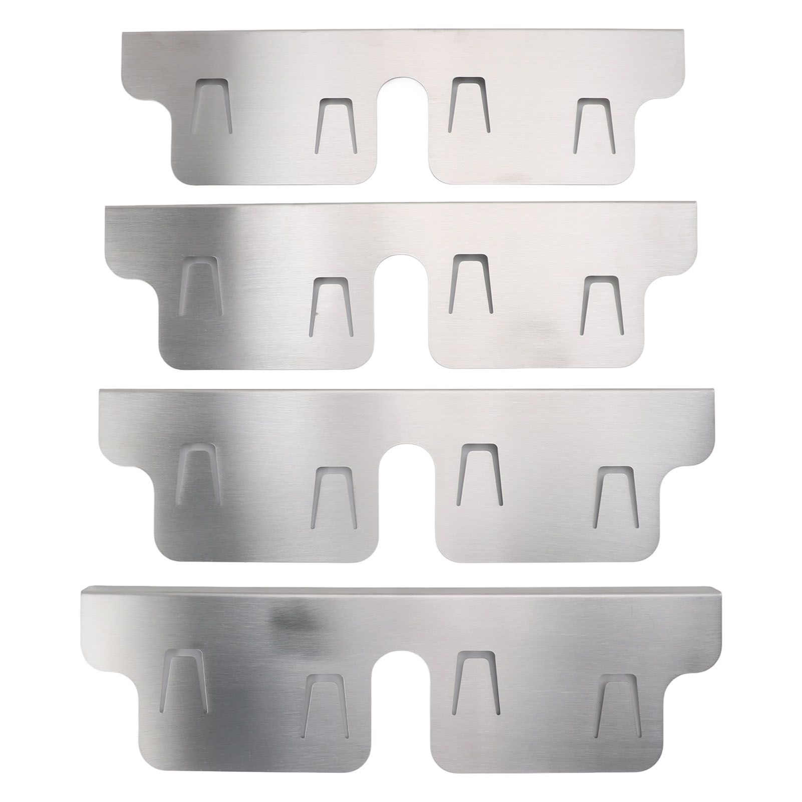 4PCS Stainless Steel Stove Counter Gaps Cover Heatproof Adjustable 35 to 70CM view 3