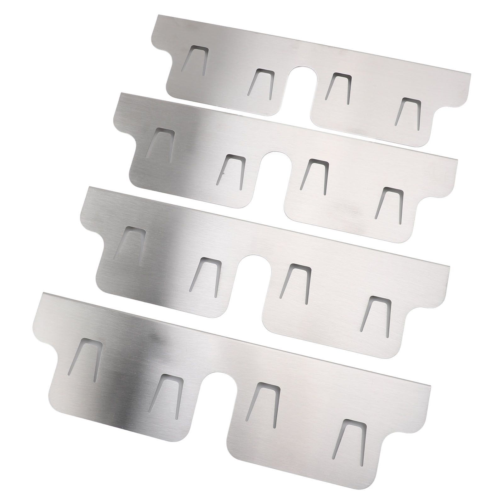 4PCS Stainless Steel Stove Counter Gaps Cover Heatproof Adjustable 35 to 70CM view 4