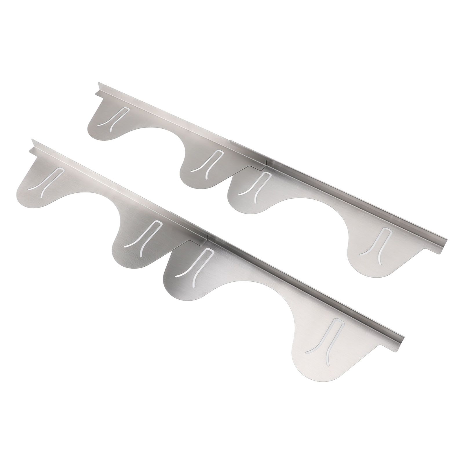 2 Pairs Stove Gap Cover Stainless Steel Retractable Stove Oven Gap Filler view 8