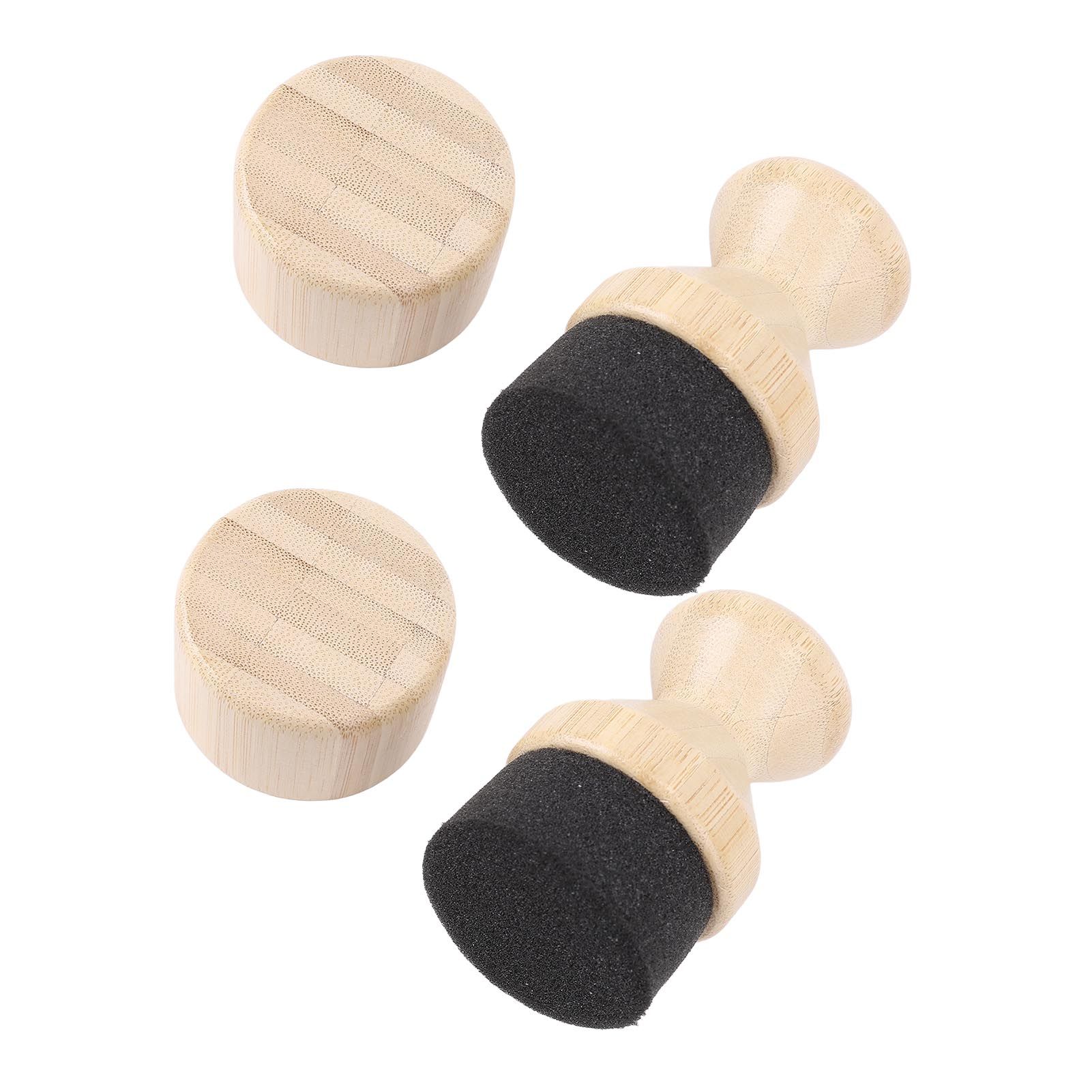 2 Pack Cutting Board Oil Wax Applicator Bambusoideae Sponge Oil Applicator