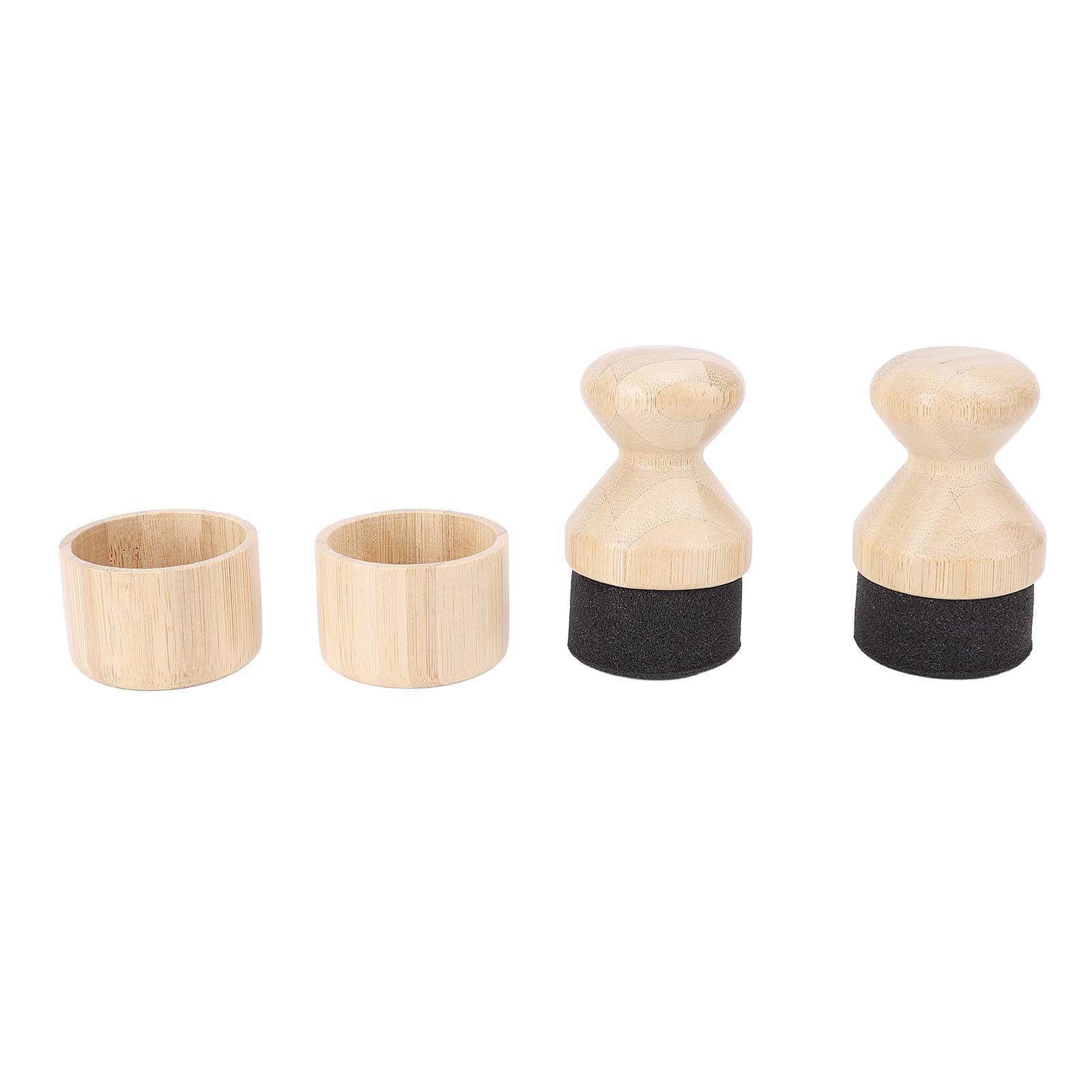 2 Pack Cutting Board Oil Wax Applicator Bambusoideae Sponge Oil Applicator view 3
