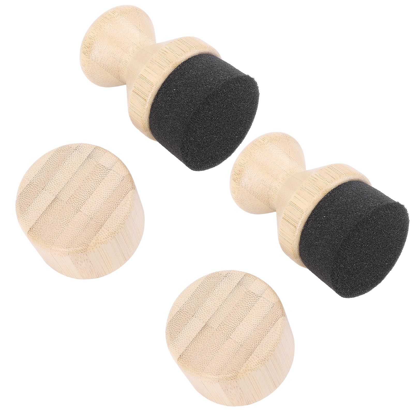 2 Pack Cutting Board Oil Wax Applicator Bambusoideae Sponge Oil Applicator view 4