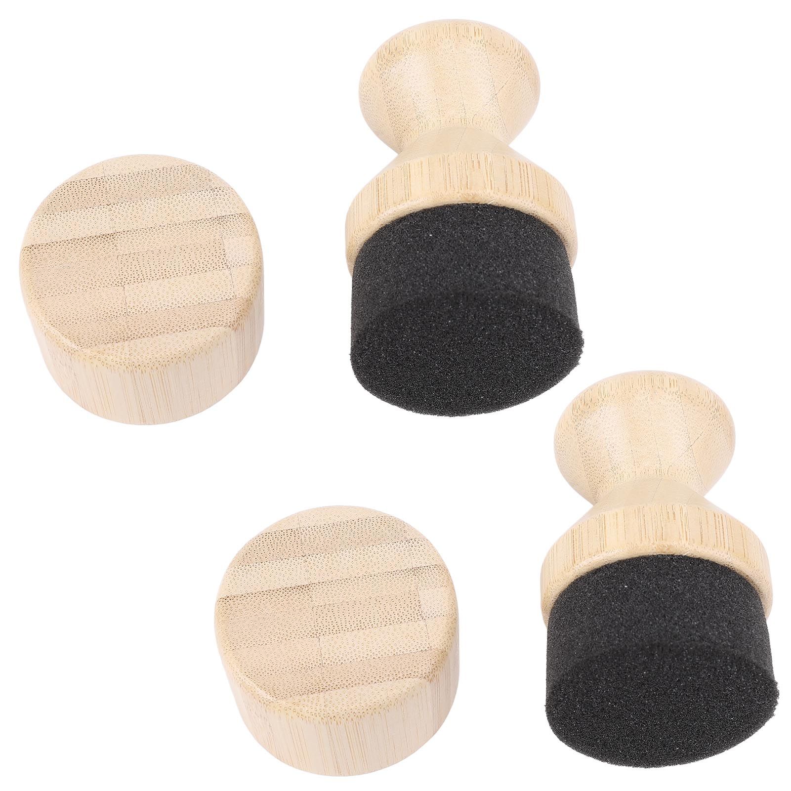 2 Pack Cutting Board Oil Wax Applicator Bambusoideae Sponge Oil Applicator view 6
