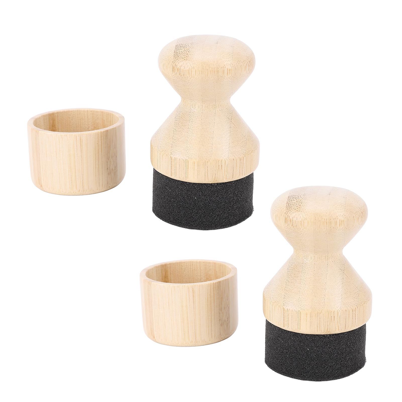 2 Pack Cutting Board Oil Wax Applicator Bambusoideae Sponge Oil Applicator view 8
