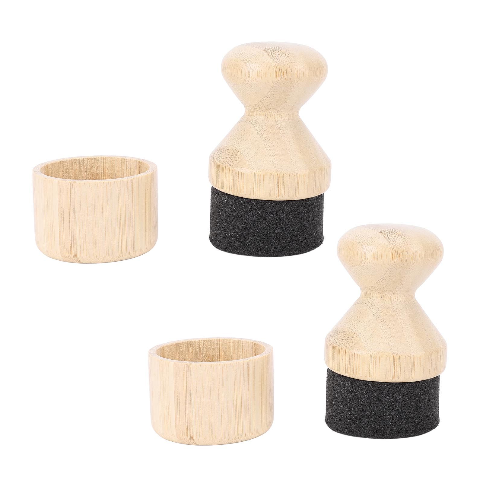 2 Pack Cutting Board Oil Wax Applicator Bambusoideae Sponge Oil Applicator view 10