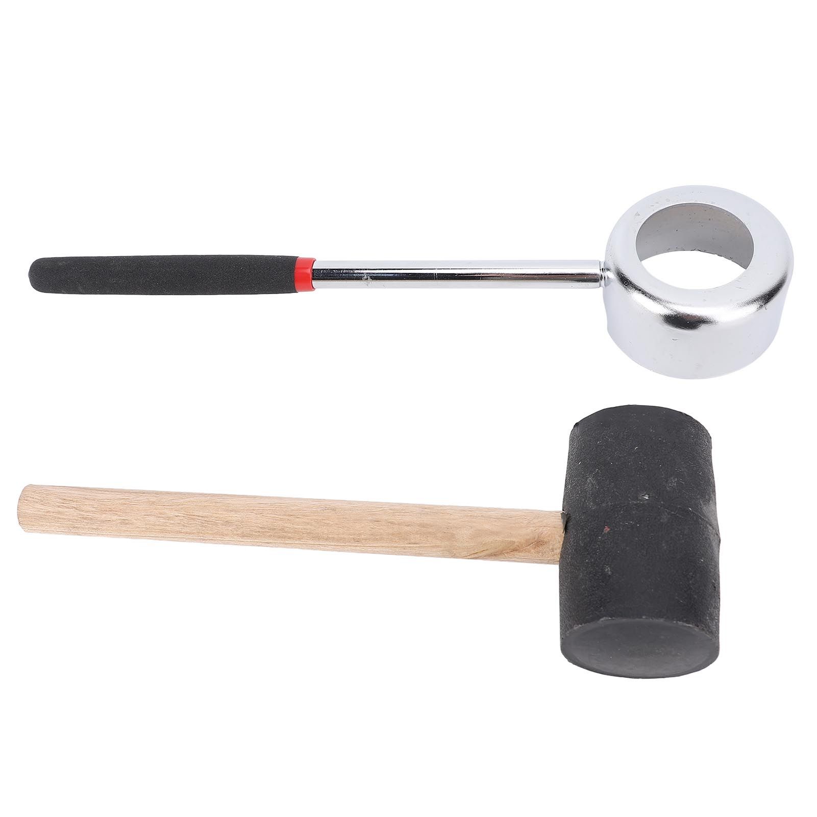 Coconut Opener Tool Set with Hammer Stainless Steel Food Grade Coconut Breaker view 4