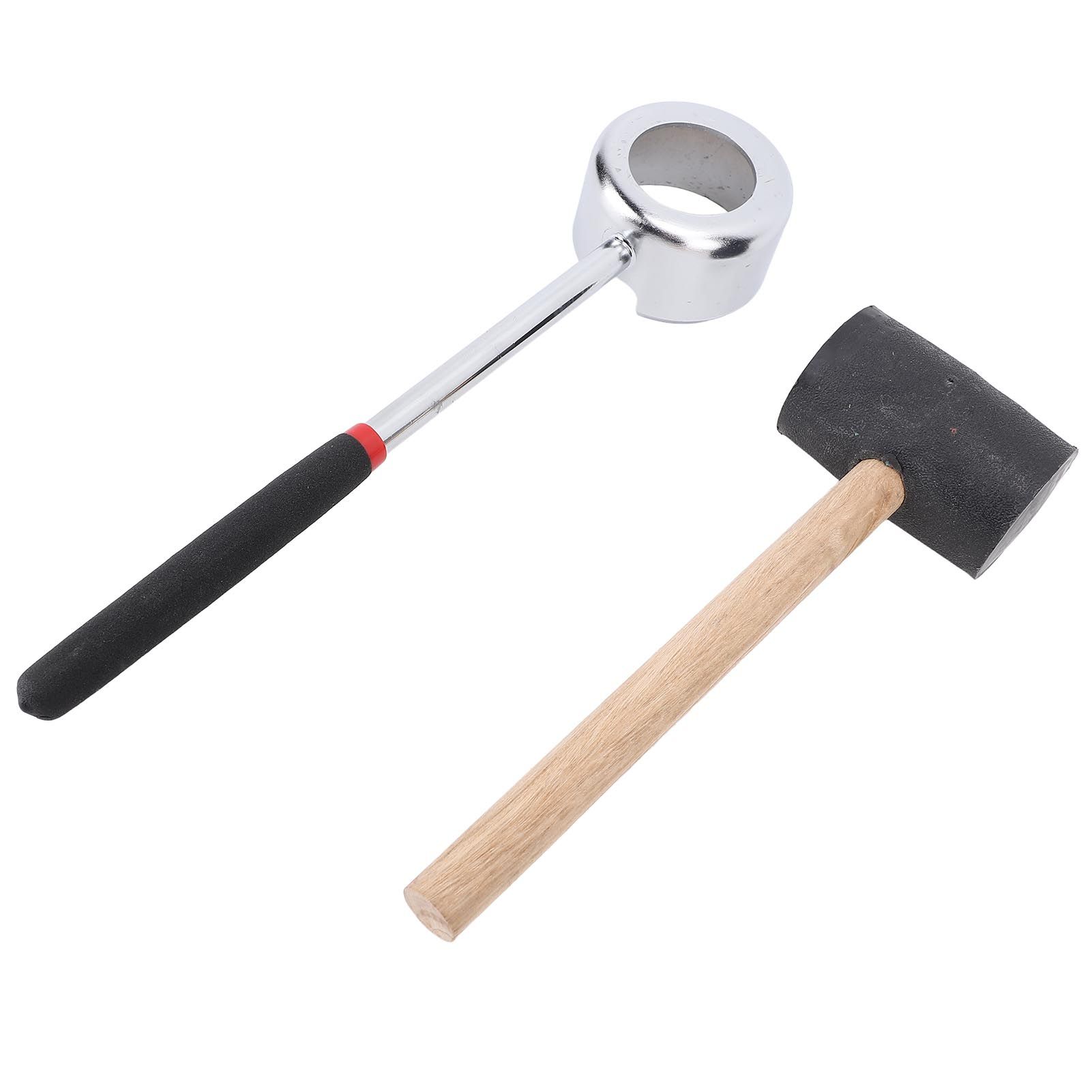 Coconut Opener Tool Set with Hammer Stainless Steel Food Grade Coconut Breaker view 6