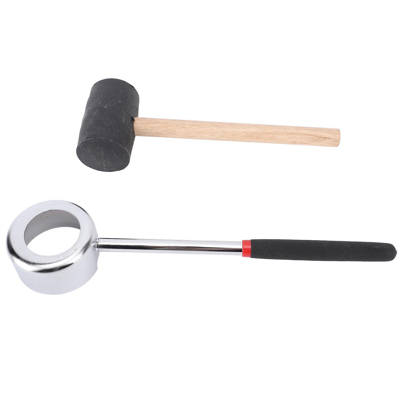 Coconut Opener Tool Set with Hammer Stainless Steel Food Grade Coconut Breaker view 11