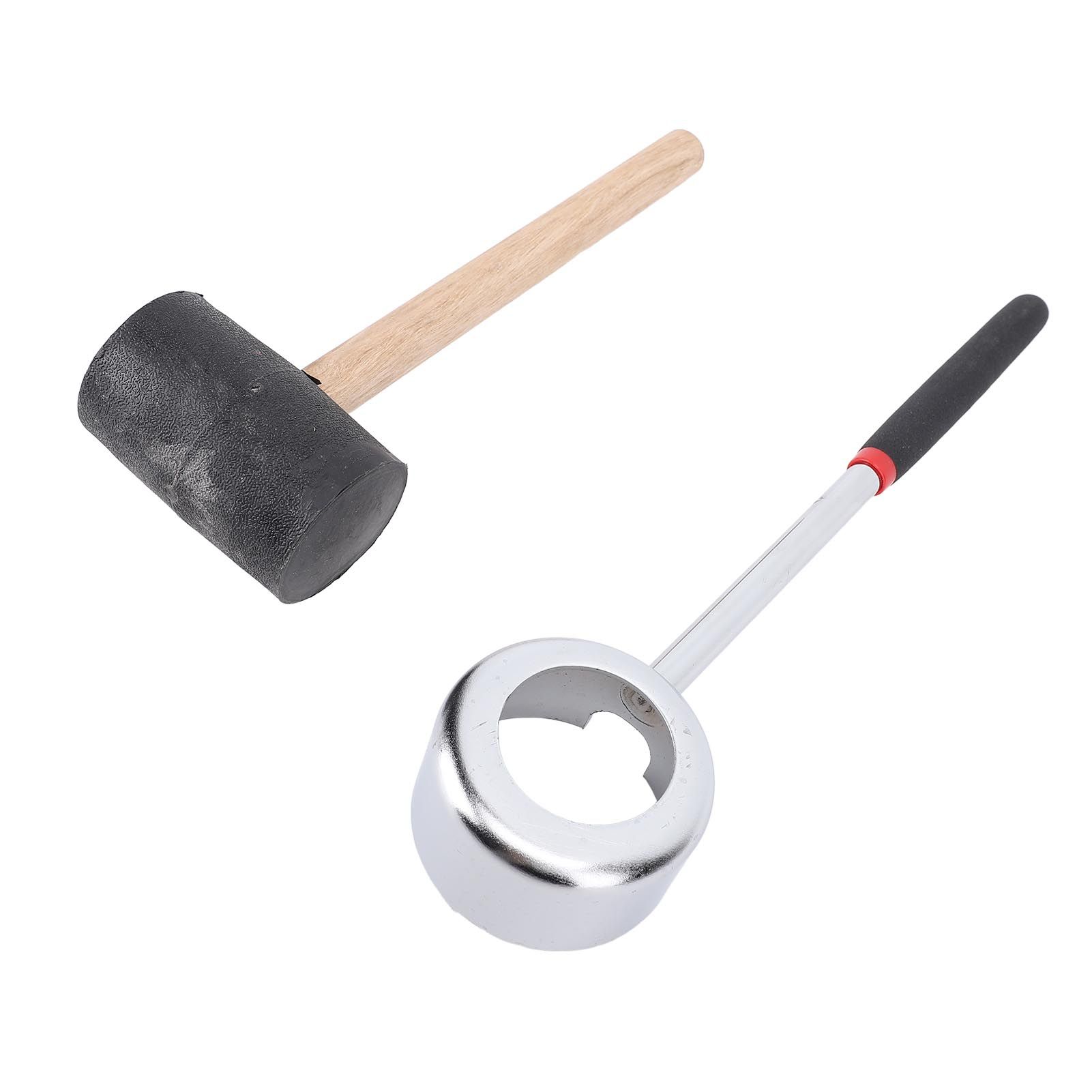 Coconut Opener Tool Set with Hammer Stainless Steel Food Grade Coconut Breaker view 12