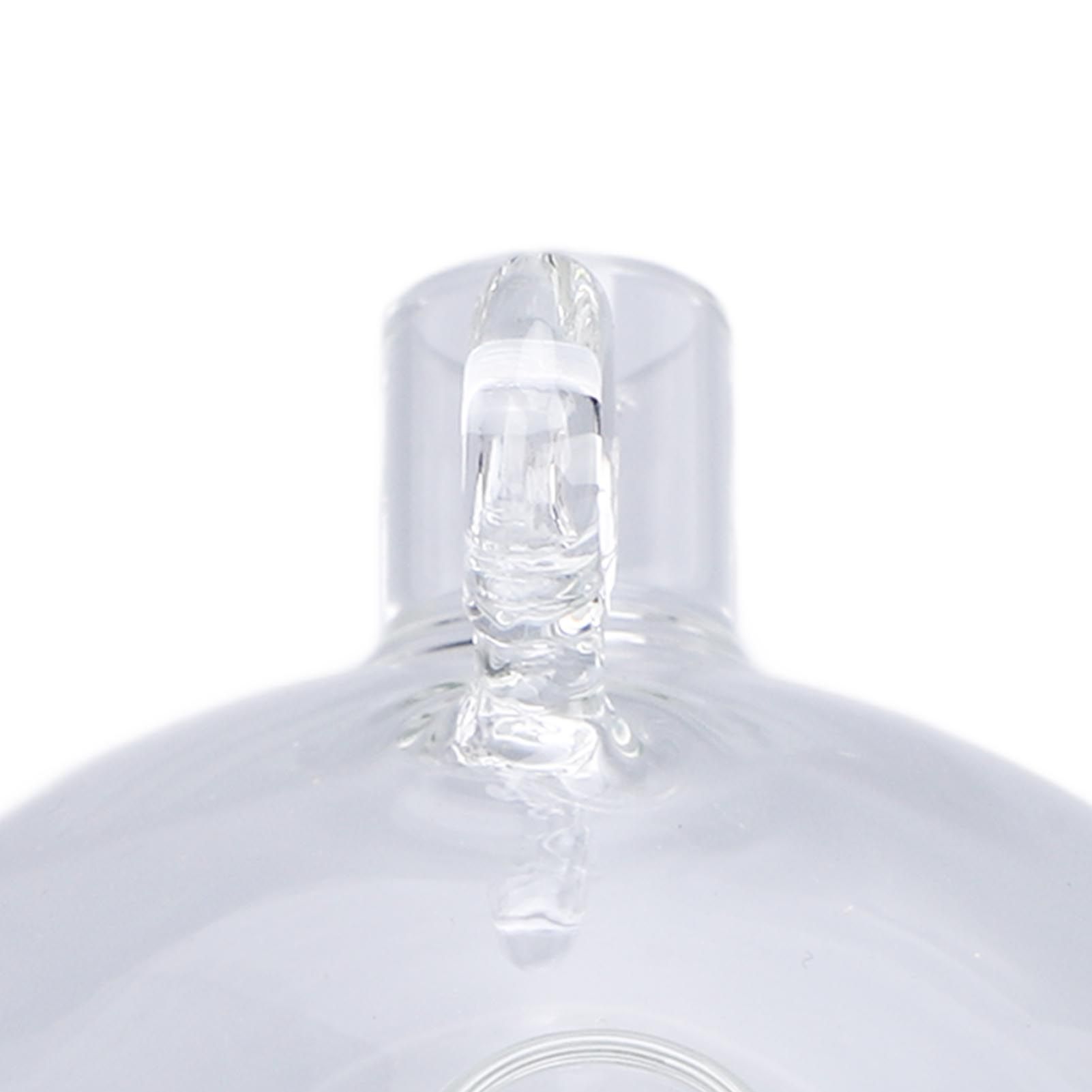 Olive Oil and Vinegar Dispenser 2 in 1 Glass Double Pourer Spout Oil and view 2