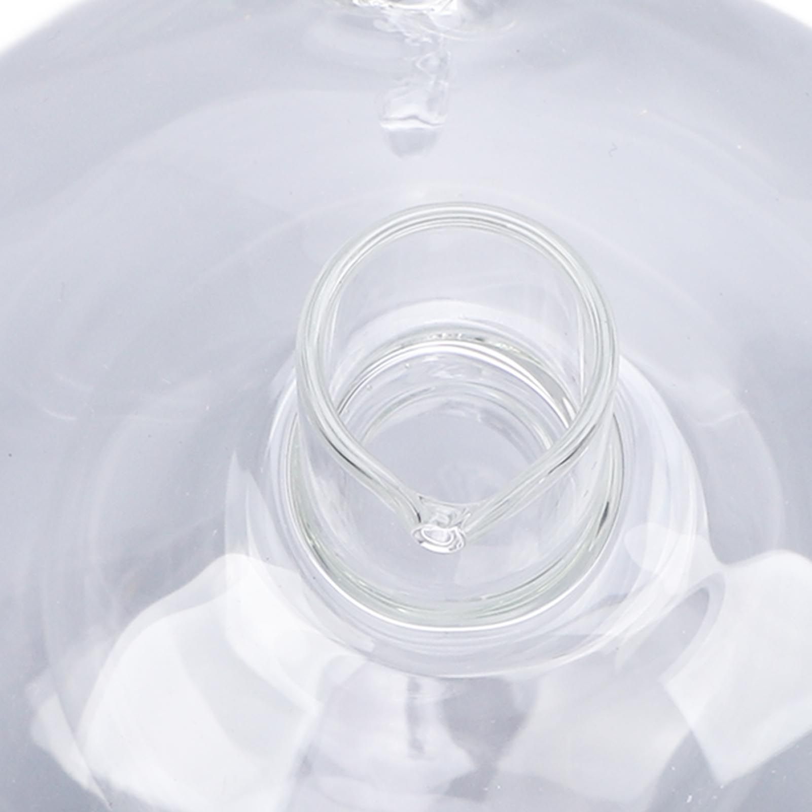 Olive Oil and Vinegar Dispenser 2 in 1 Glass Double Pourer Spout Oil and view 5