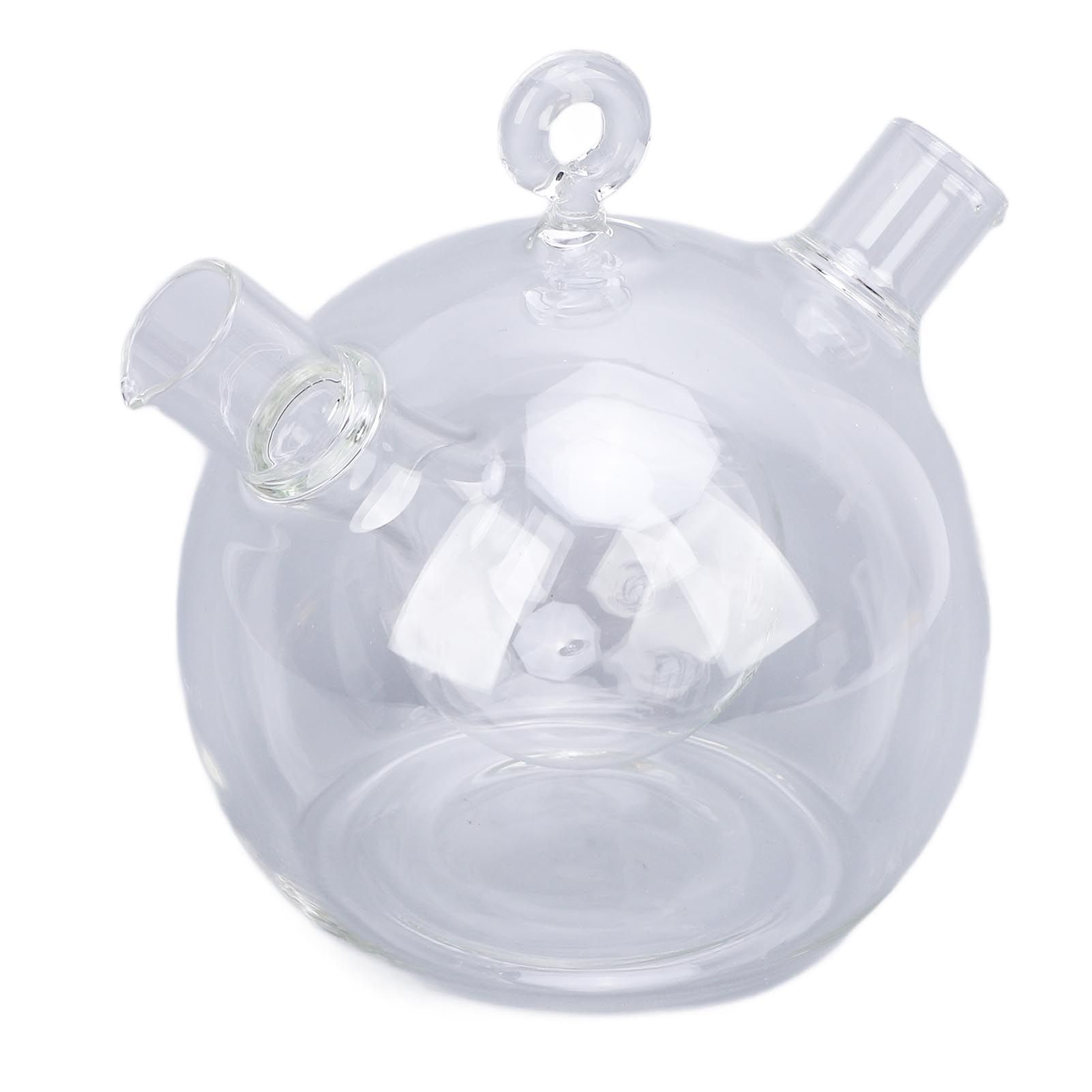 Olive Oil and Vinegar Dispenser 2 in 1 Glass Double Pourer Spout Oil and view 6