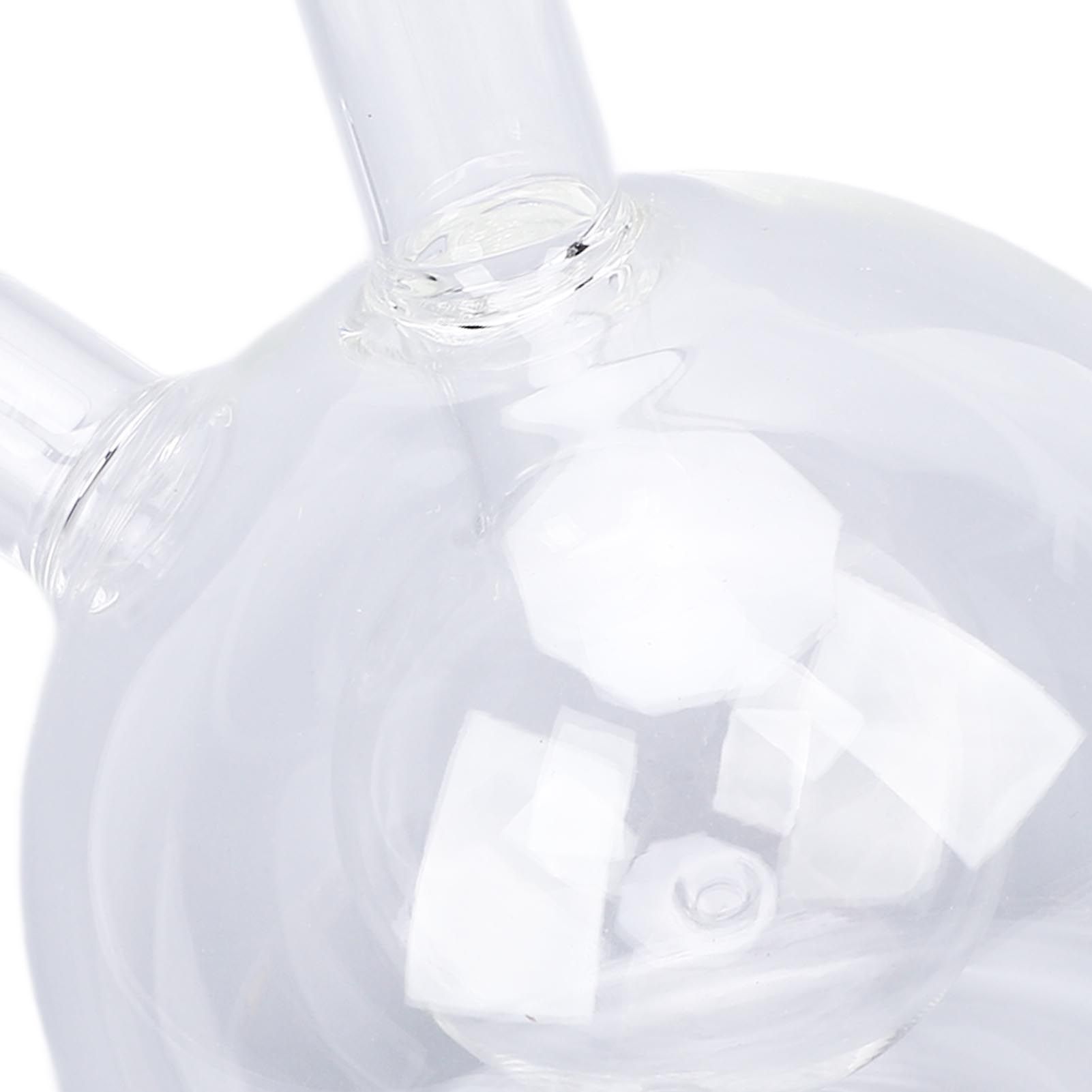 Olive Oil and Vinegar Dispenser 2 in 1 Glass Double Pourer Spout Oil and view 2