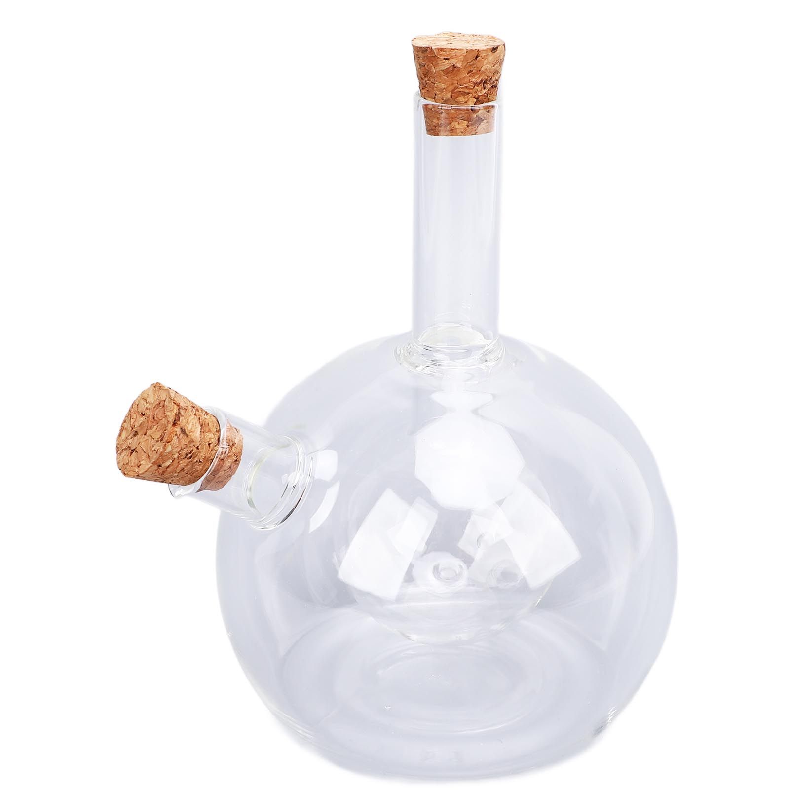 Olive Oil and Vinegar Dispenser 2 in 1 Glass Double Pourer Spout Oil and view 12