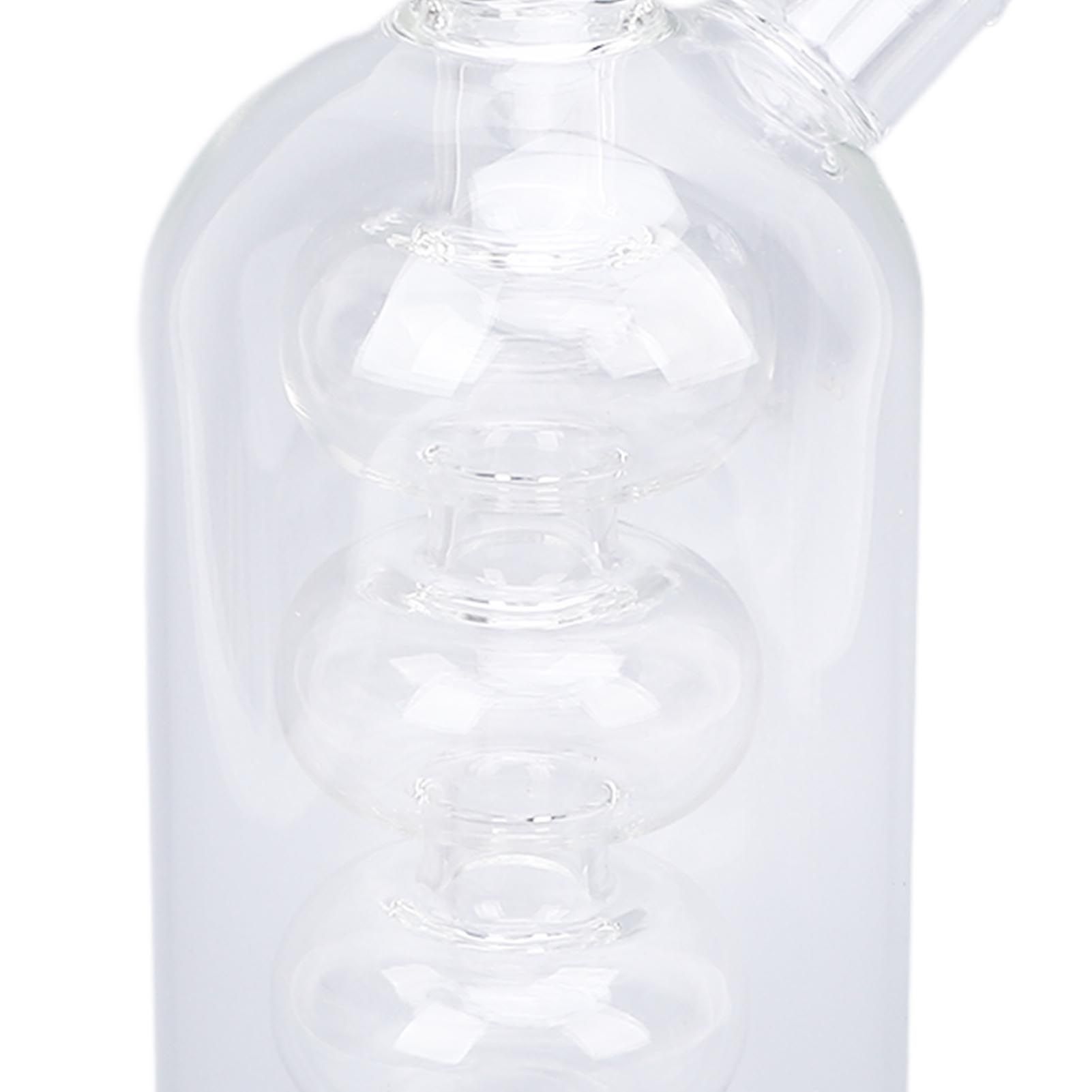 Olive Oil and Vinegar Dispenser 2 in 1 Glass Double Pourer Spout Oil and view 2