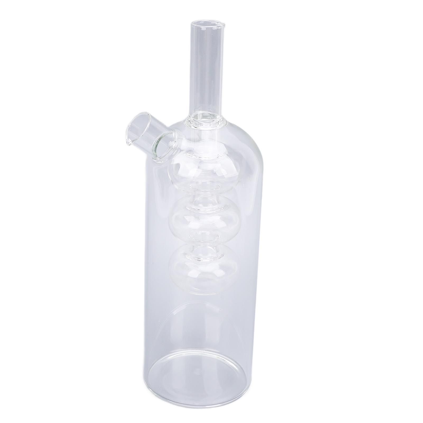 Olive Oil and Vinegar Dispenser 2 in 1 Glass Double Pourer Spout Oil and view 9