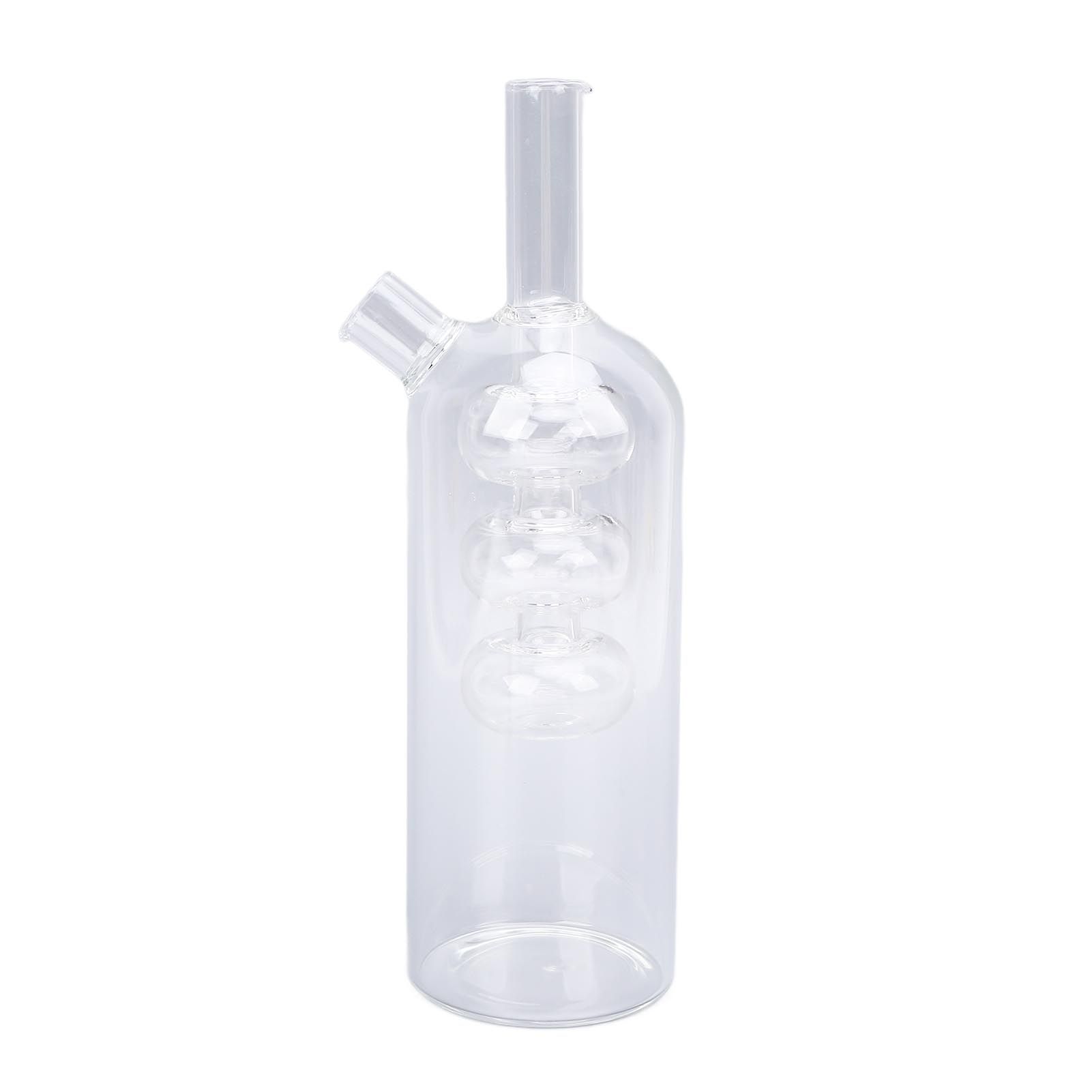 Olive Oil and Vinegar Dispenser 2 in 1 Glass Double Pourer Spout Oil and view 10