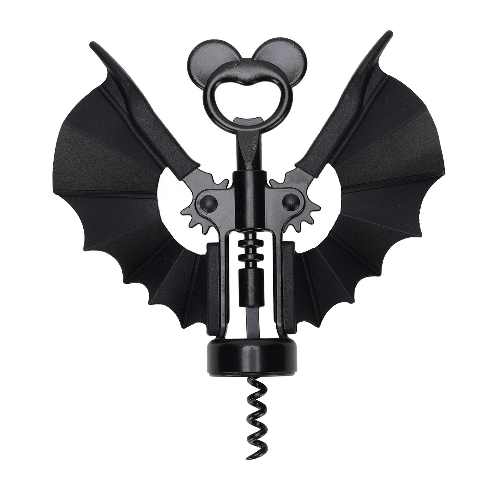 2 in 1 Bottle Opener Bat Shape Zinc Alloy Wine Beer Bottle Opener for Home