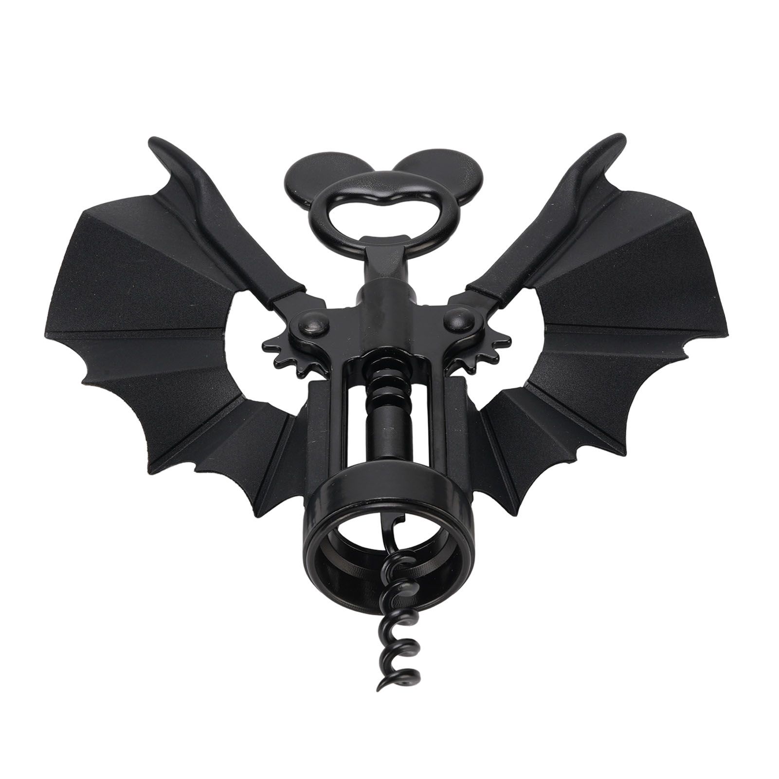 2 in 1 Bottle Opener Bat Shape Zinc Alloy Wine Beer Bottle Opener for Home view 3