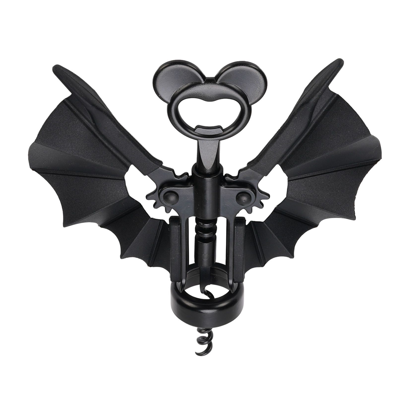 2 in 1 Bottle Opener Bat Shape Zinc Alloy Wine Beer Bottle Opener for Home view 7