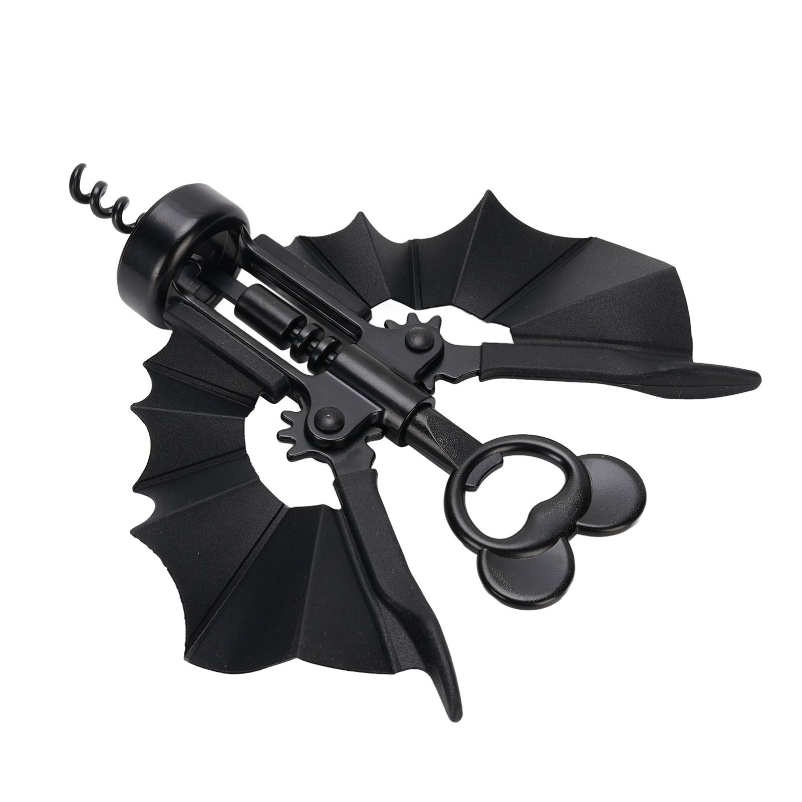 2 in 1 Bottle Opener Bat Shape Zinc Alloy Wine Beer Bottle Opener for Home view 8