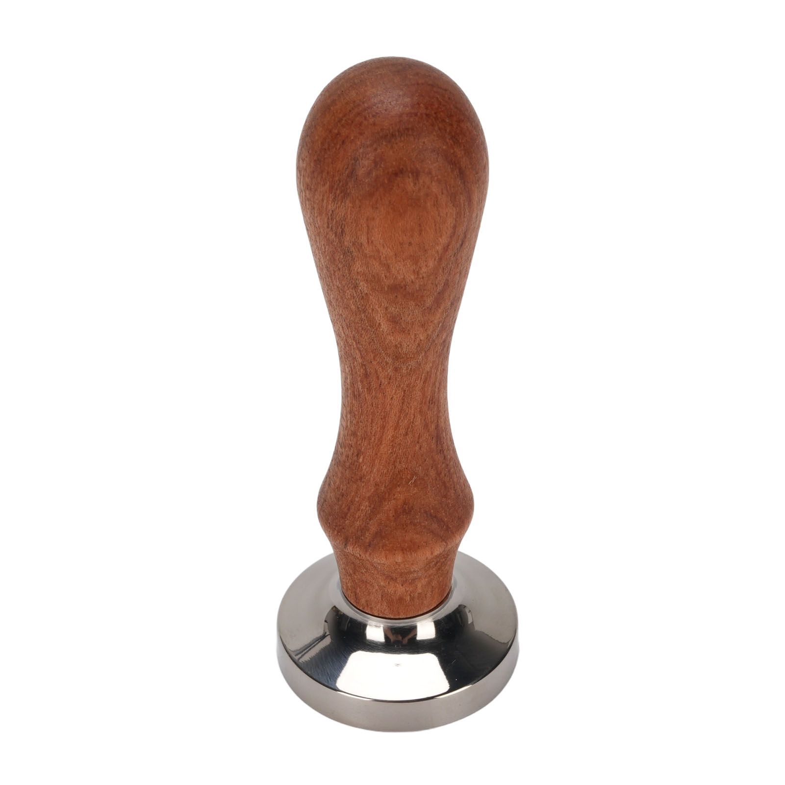 Coffee Tamper 30mm Stainless Steel Coffee Ground Press Tool with Wooden Handle