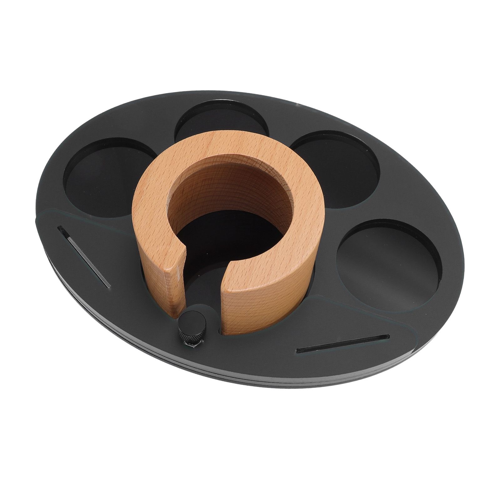 Coffee Tamping Station Organizer Coffee Portafilter Holder for 51mm 53mm 54mm