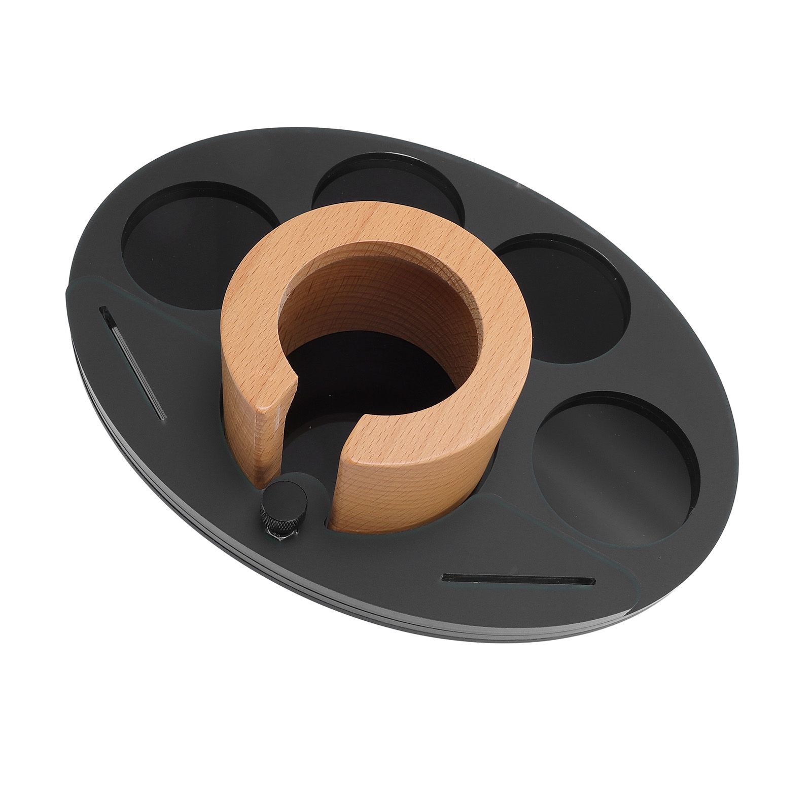 Coffee Tamping Station Organizer Coffee Portafilter Holder for 51mm 53mm 54mm view 3