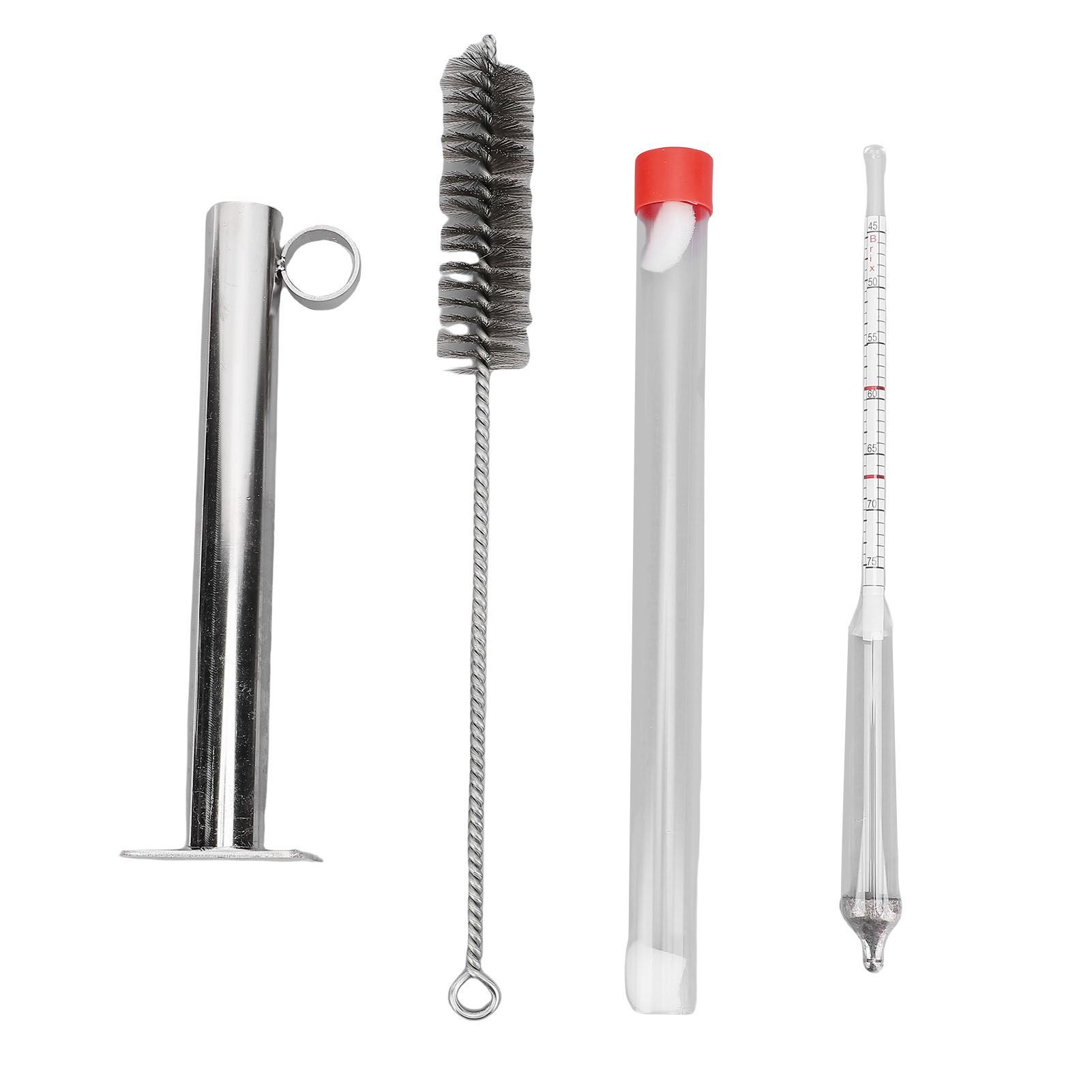 Maple Syrup Hydrometer Stainless Steel Maple Syrup Density Kit Easy to Read view 8