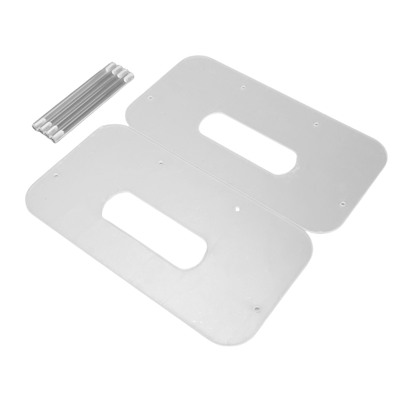 Acrylic Paper Plate Holder for Round Square Plastic Foam Paper Plates 7-12 view 2