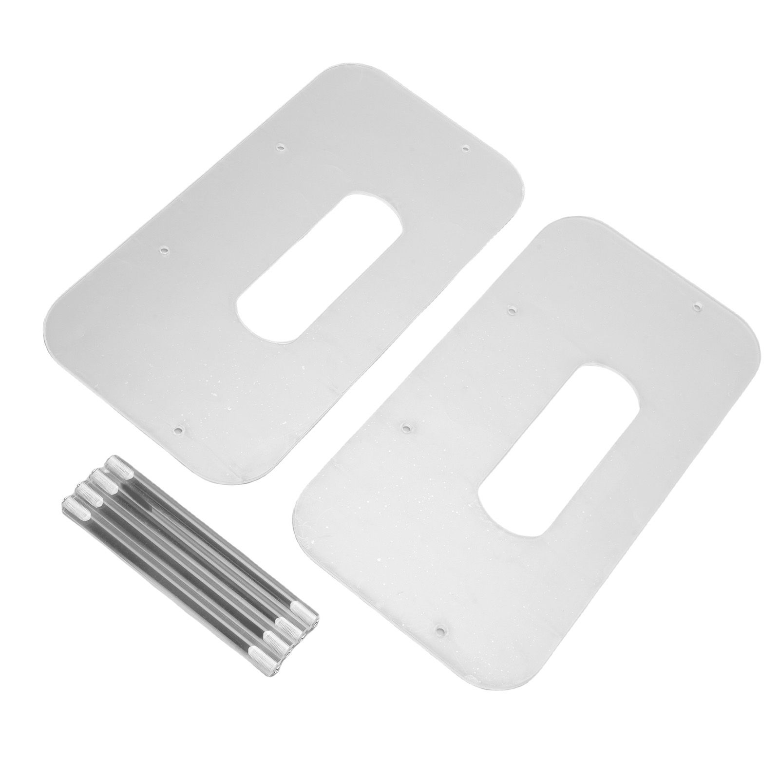 Acrylic Paper Plate Holder for Round Square Plastic Foam Paper Plates 7-12 view 4