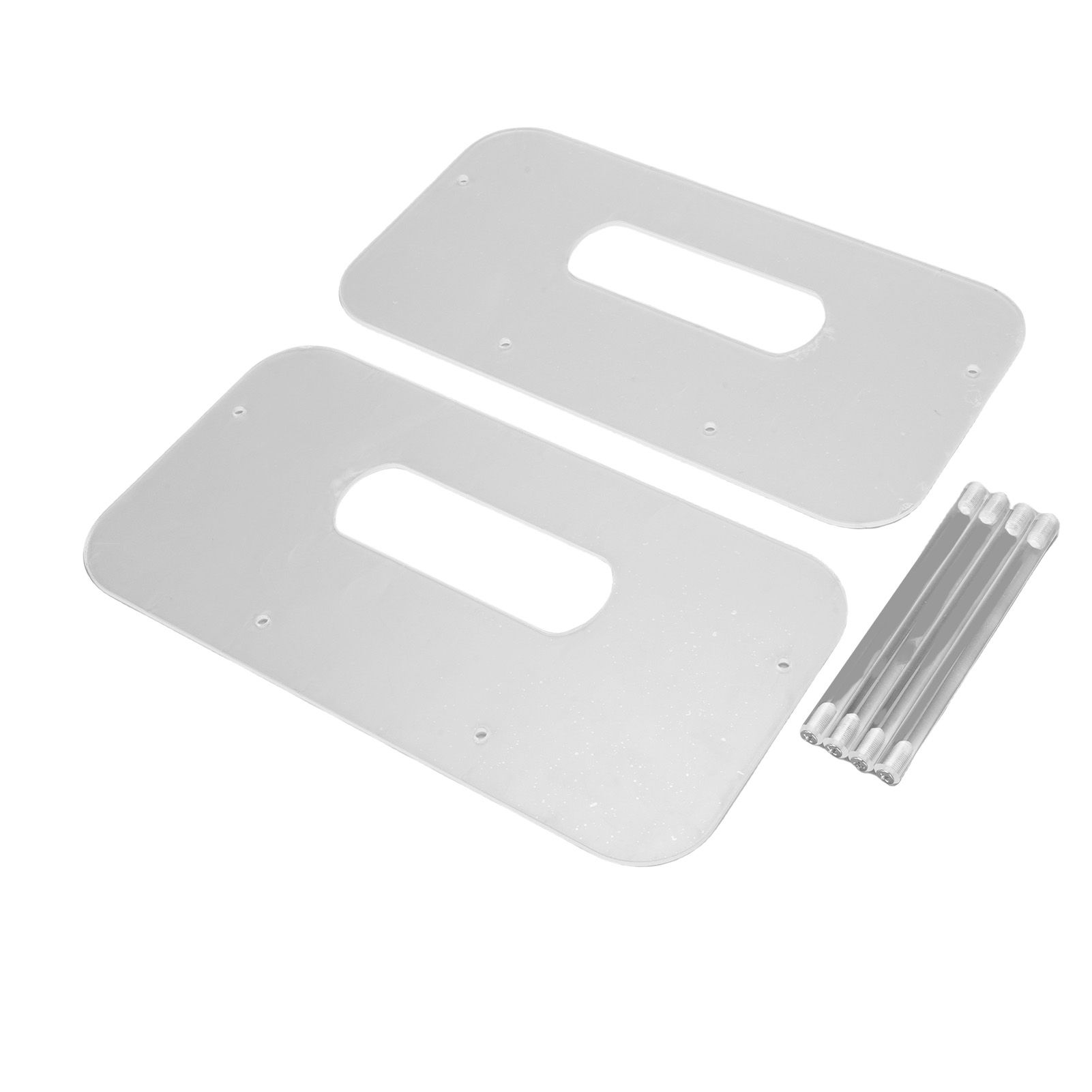 Acrylic Paper Plate Holder for Round Square Plastic Foam Paper Plates 7-12 view 9