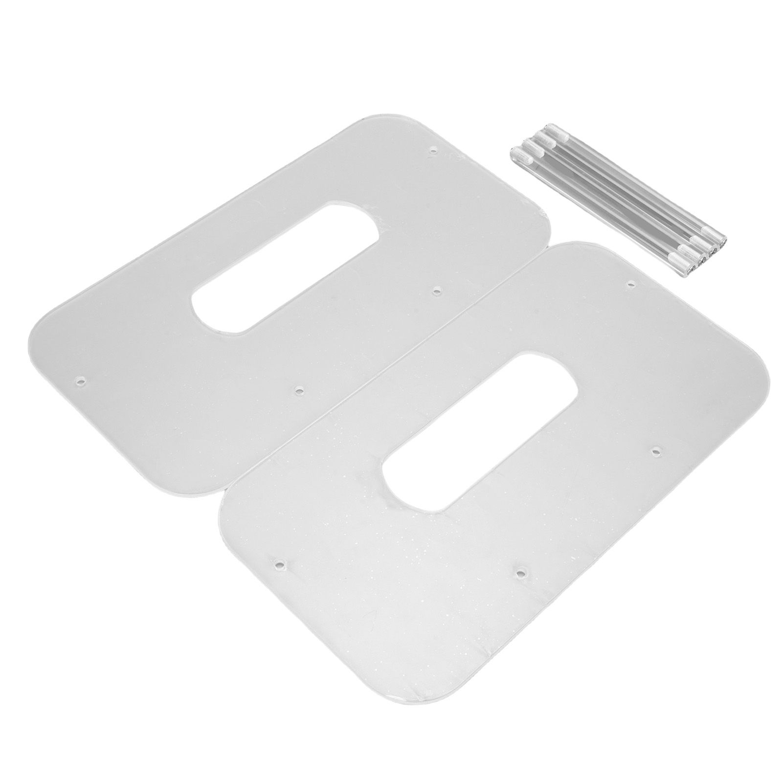 Acrylic Paper Plate Holder for Round Square Plastic Foam Paper Plates 7-12 view 12
