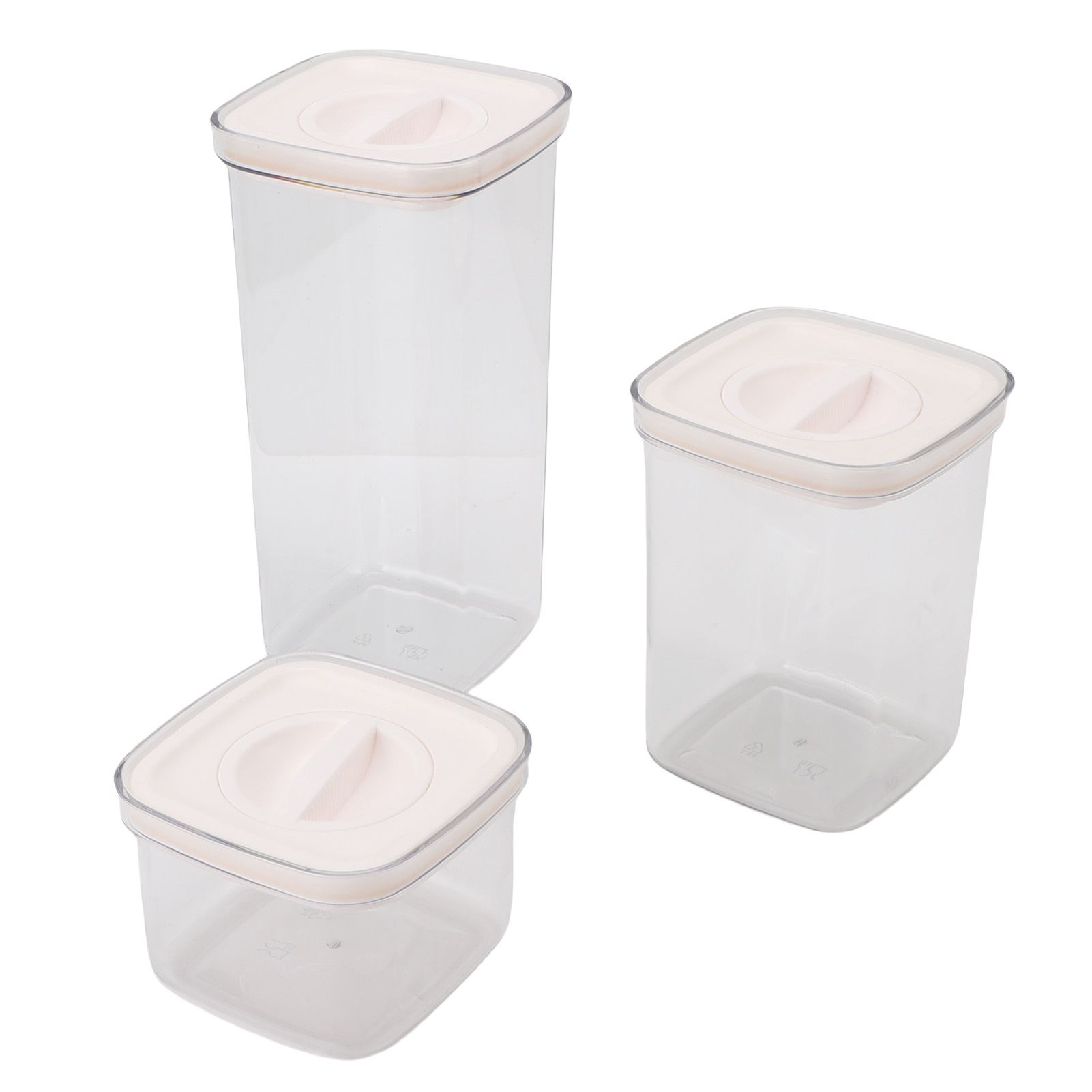 Cereal Storage Container Reusable Plastic Transparent Multipurpose Sealed view 6