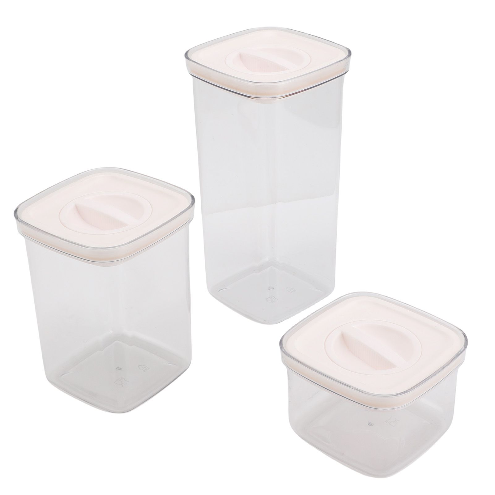 Cereal Storage Container Reusable Plastic Transparent Multipurpose Sealed view 8