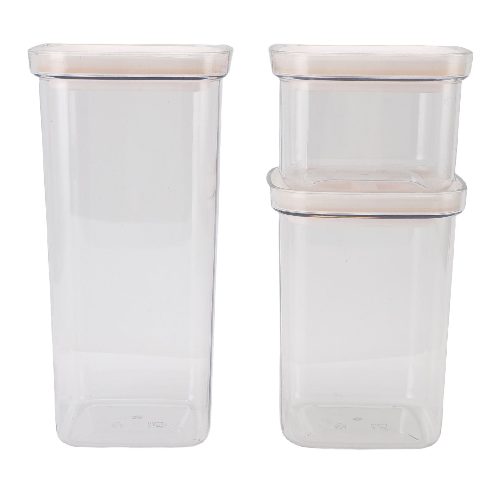 Cereal Storage Container Reusable Plastic Transparent Multipurpose Sealed — image 1