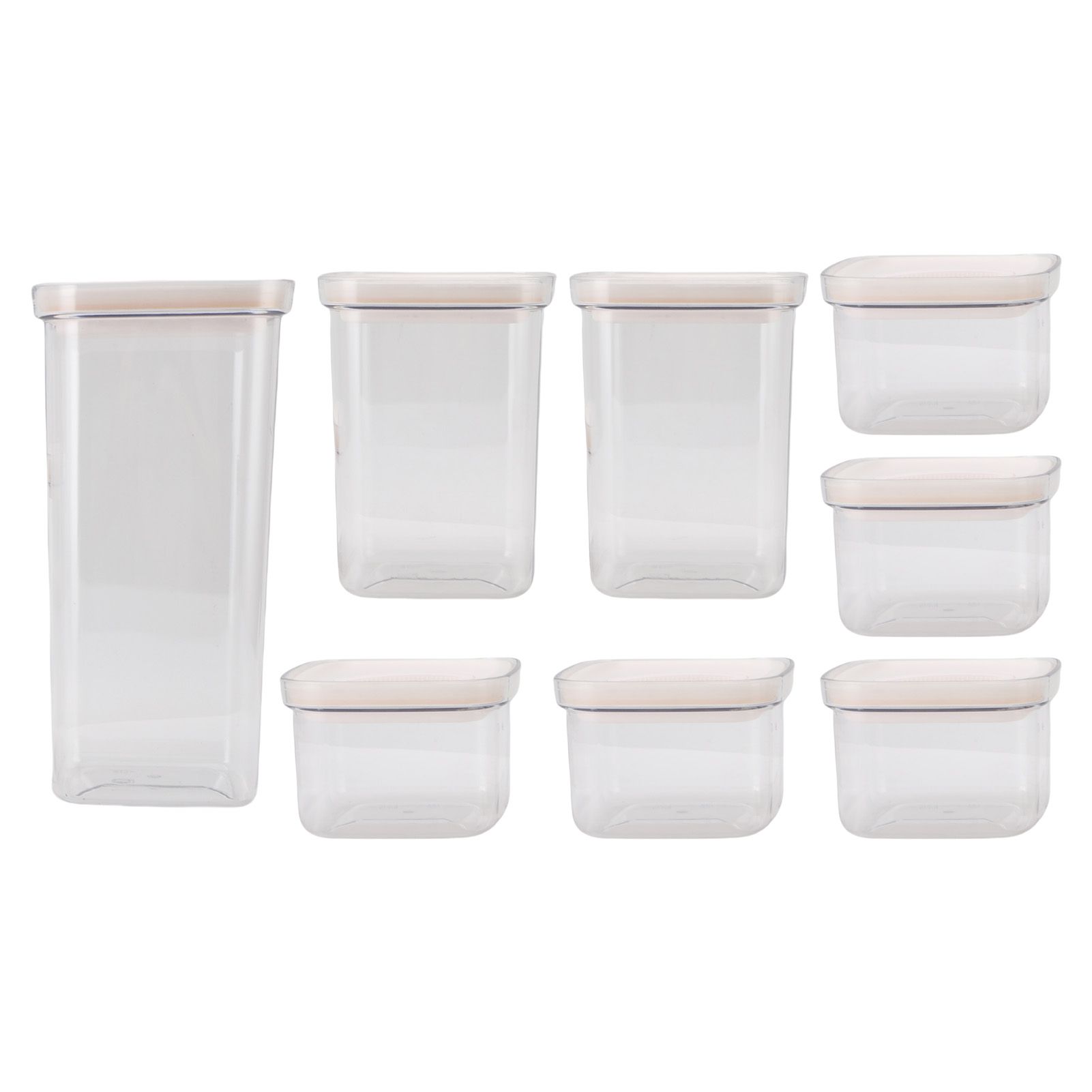 Cereal Storage Container Reusable Plastic Transparent Multipurpose Sealed view 3