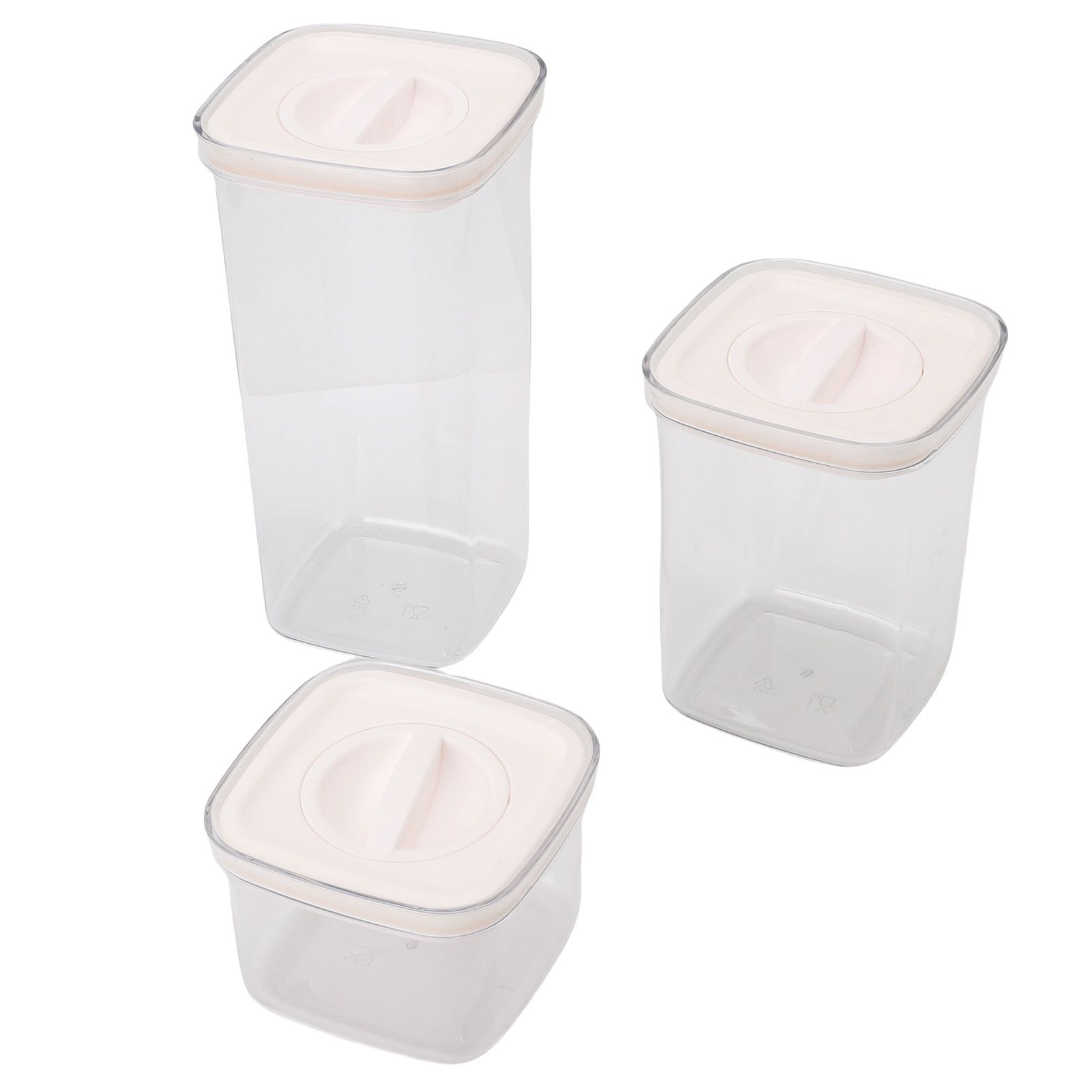 Cereal Storage Container Reusable Plastic Transparent Multipurpose Sealed view 4